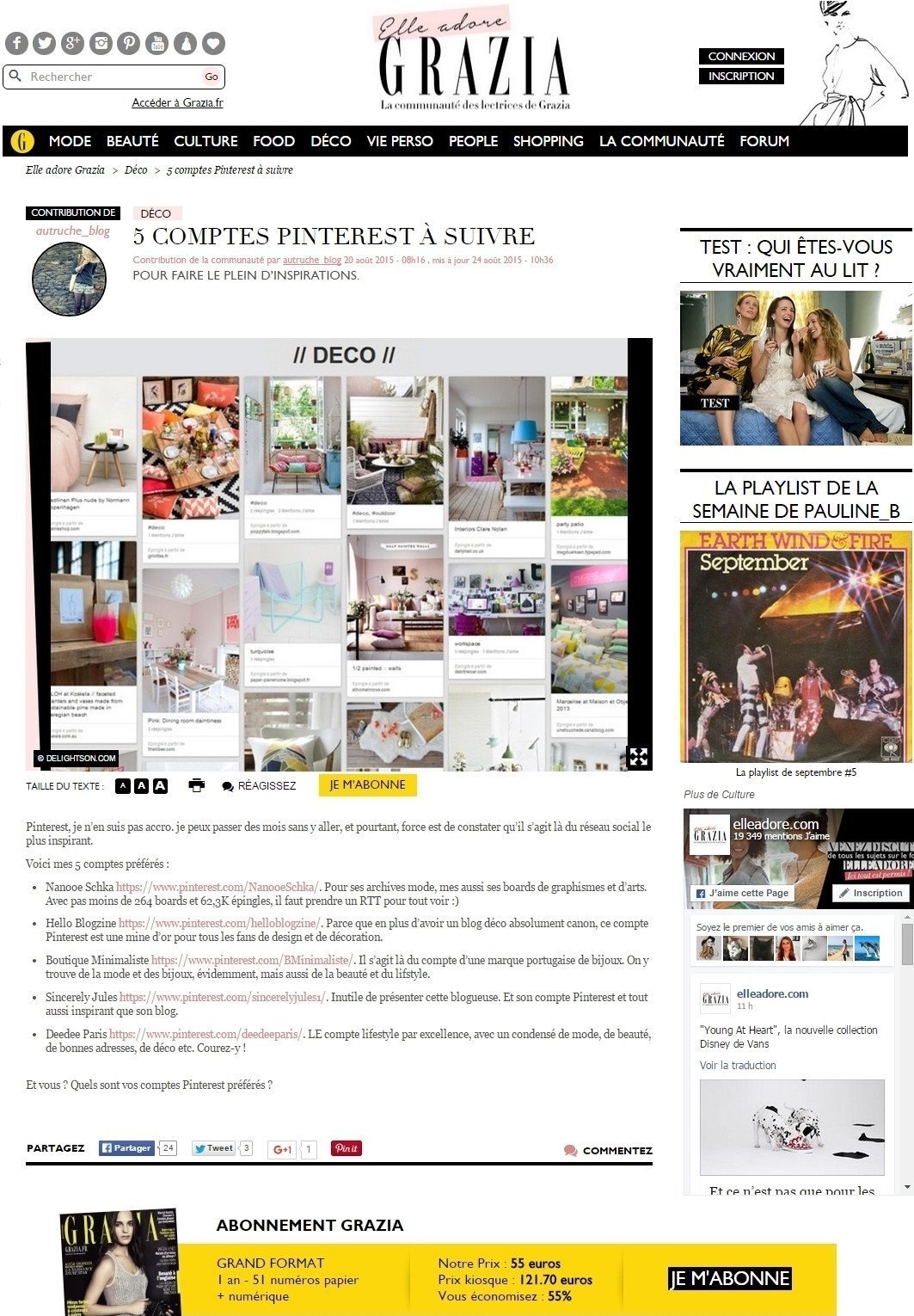 ELLE ADORE GRAZIA - Boutique Minimaliste