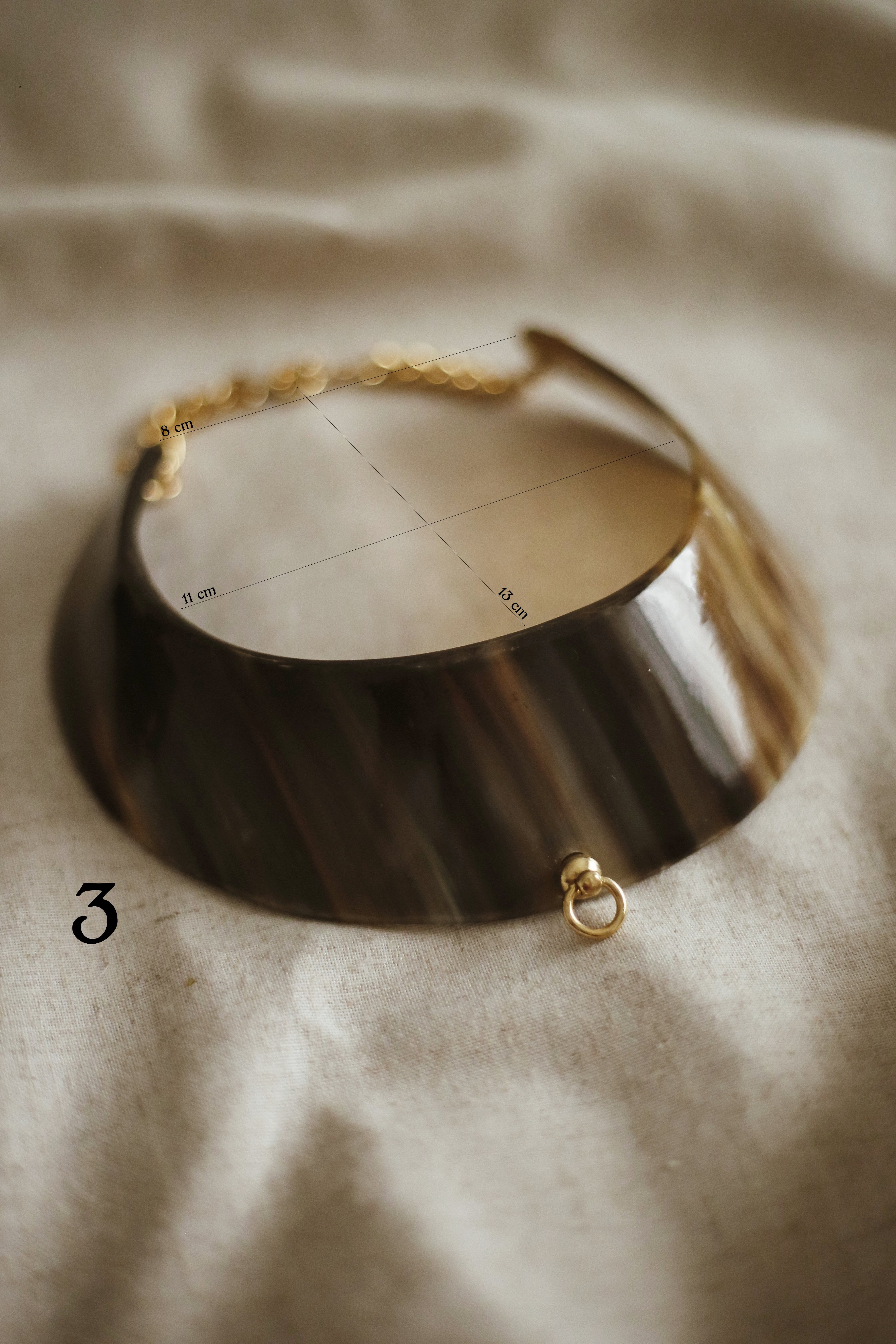 Sabine (Vintage) Horn Choker