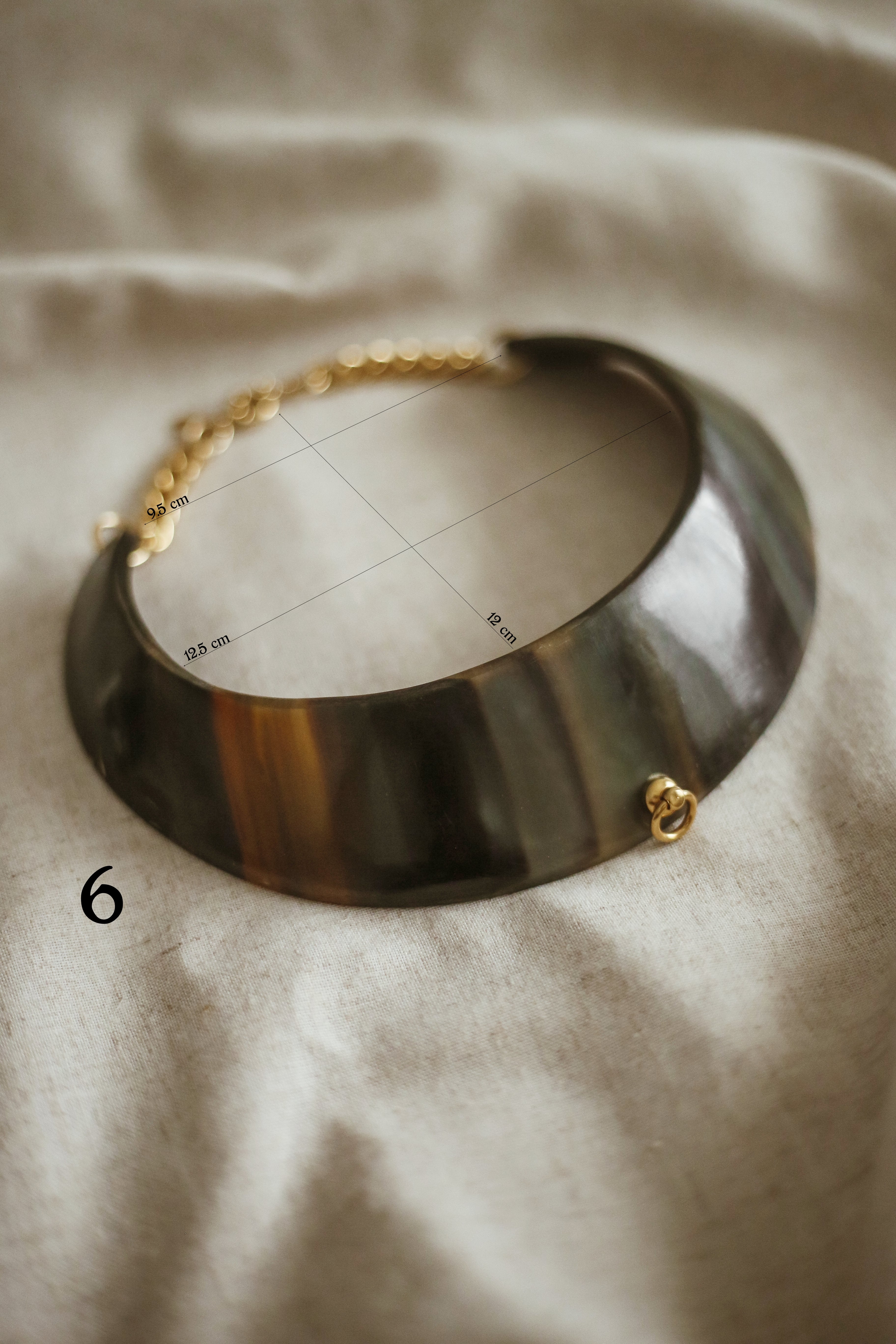 Sabine (Vintage) Horn Choker