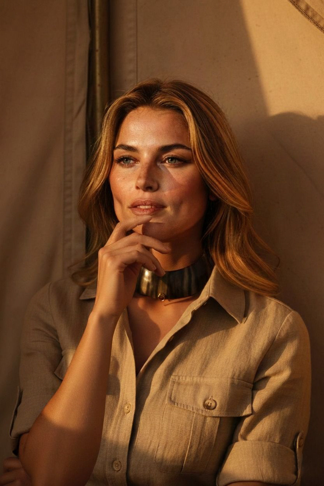 Sabine (Vintage) Horn Choker