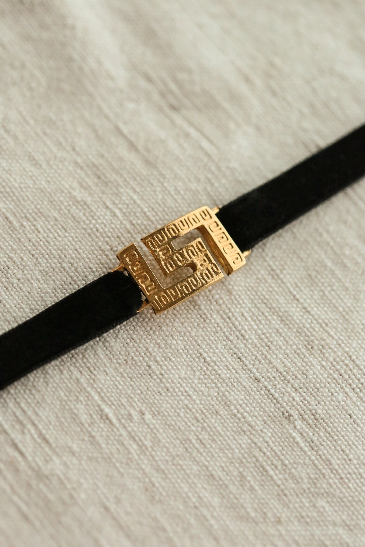 ras-de-cou vintage en velours