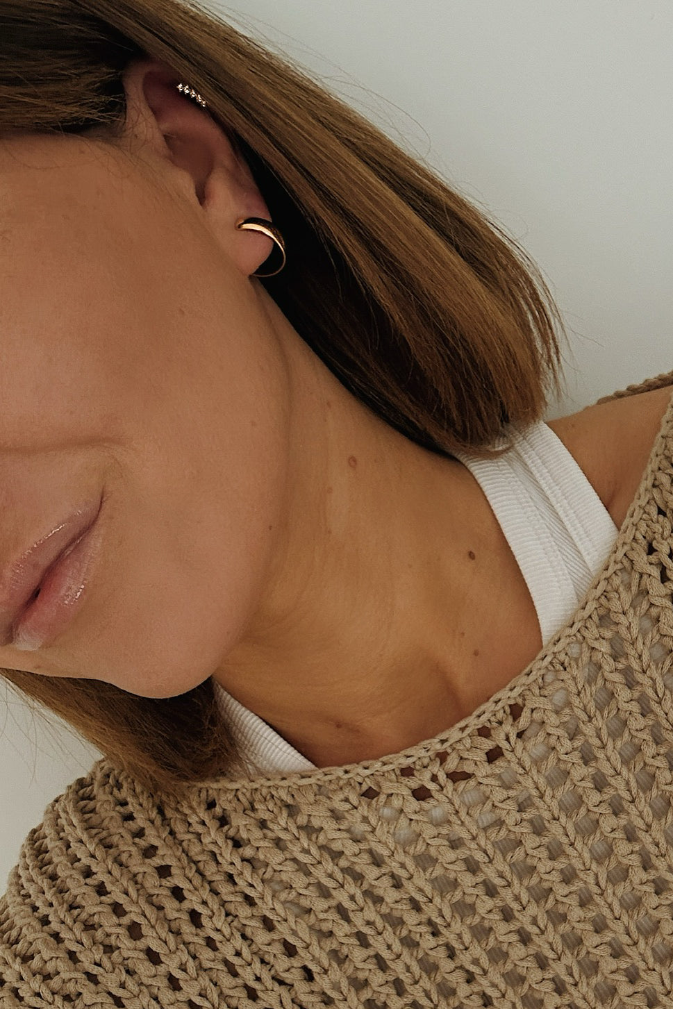 Cubic Zirconia Piercing