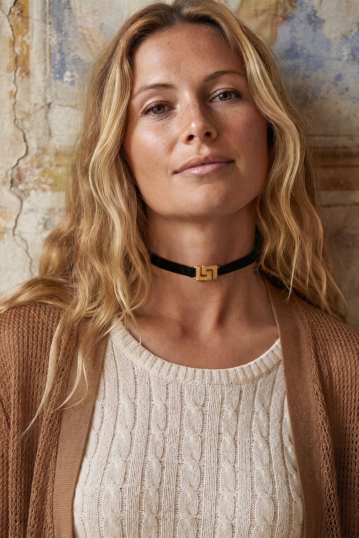 ras-de-cou vintage en velours