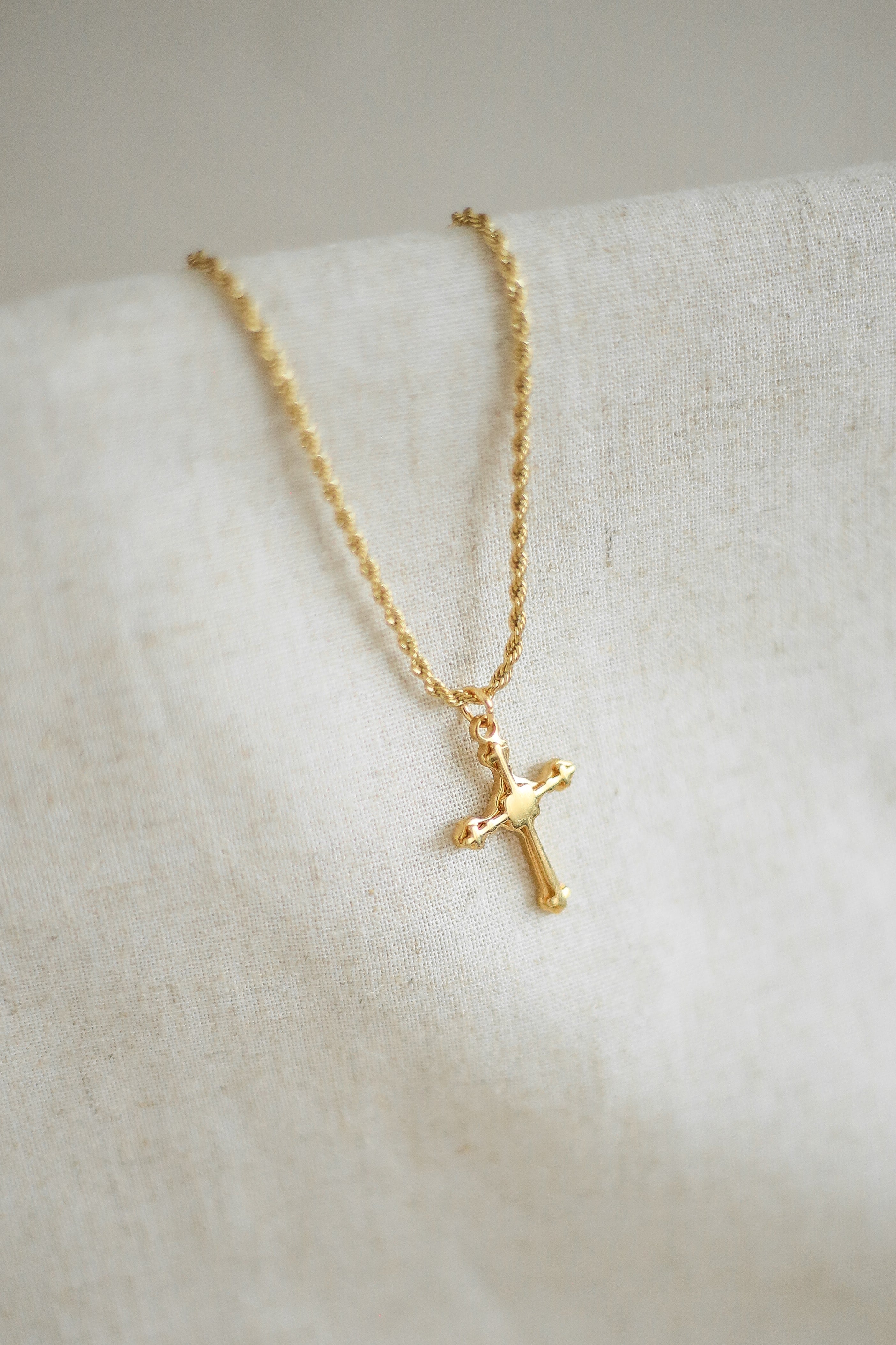 Antoinette Cross Necklace