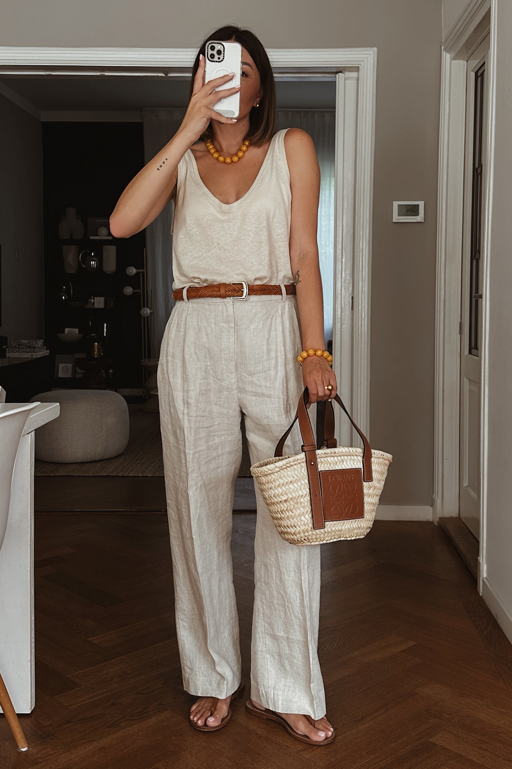 Amalfi Necklace - Amber - Boutique Minimaliste has waterproof, durable, elegant and vintage inspired jewelry