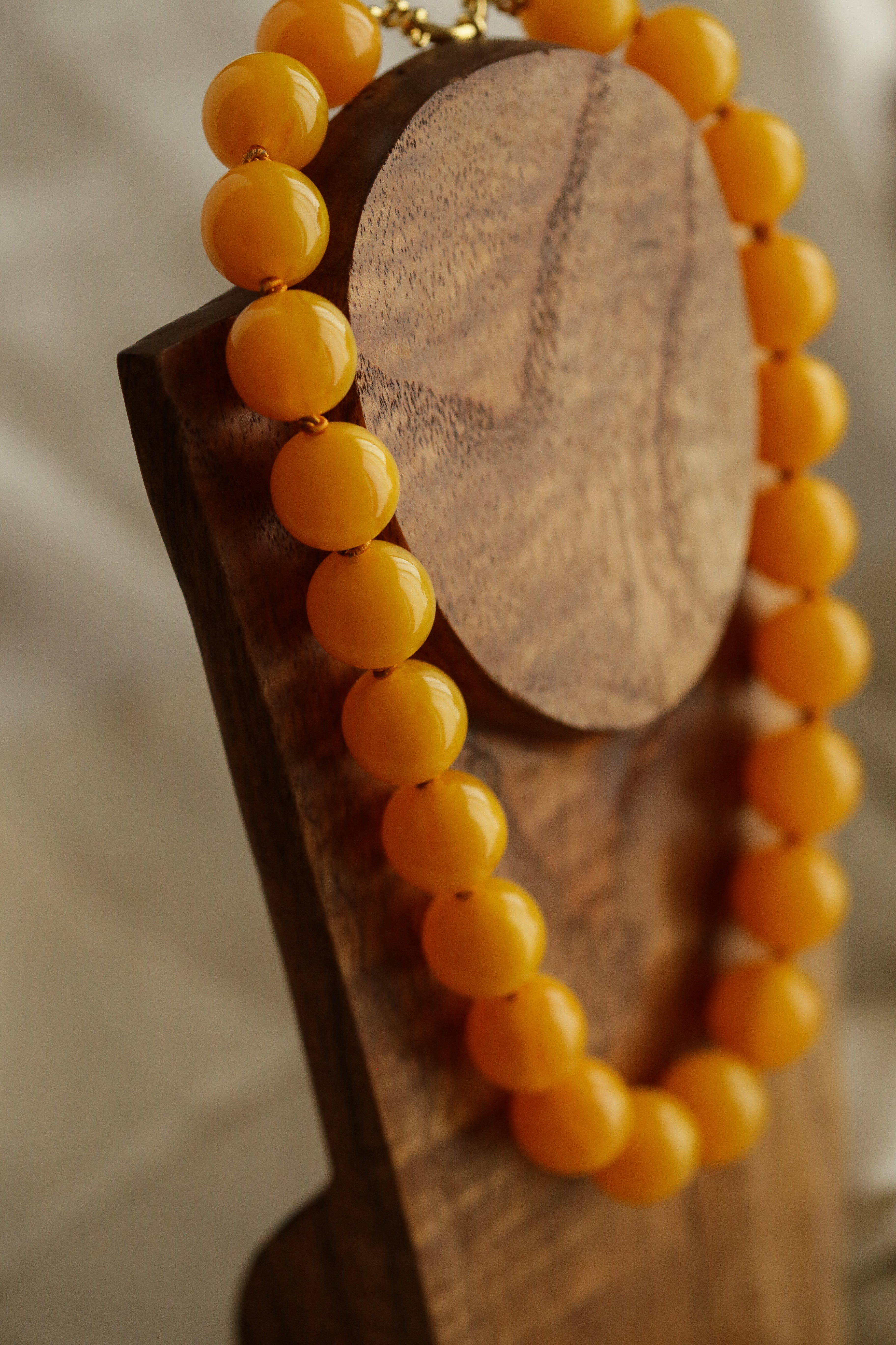 Amalfi Necklace - Amber - Boutique Minimaliste has waterproof, durable, elegant and vintage inspired jewelry