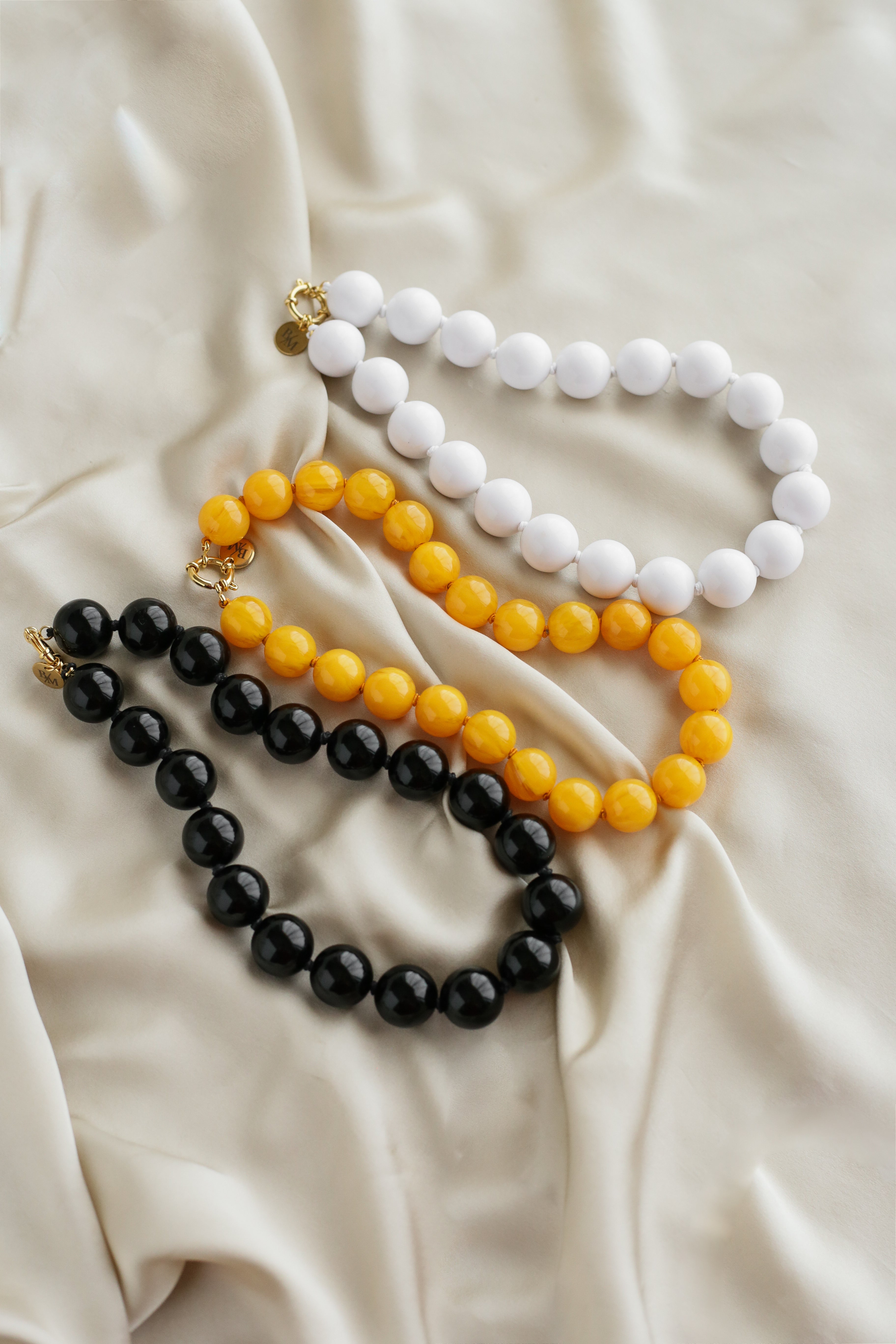 Amalfi Necklace - Black - Boutique Minimaliste has waterproof, durable, elegant and vintage inspired jewelry