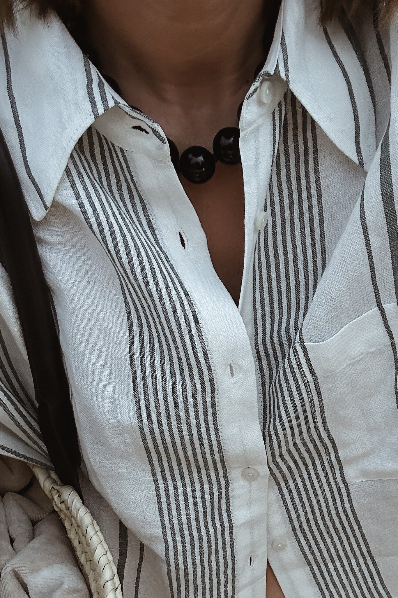 Amalfi Necklace - Black - Boutique Minimaliste has waterproof, durable, elegant and vintage inspired jewelry