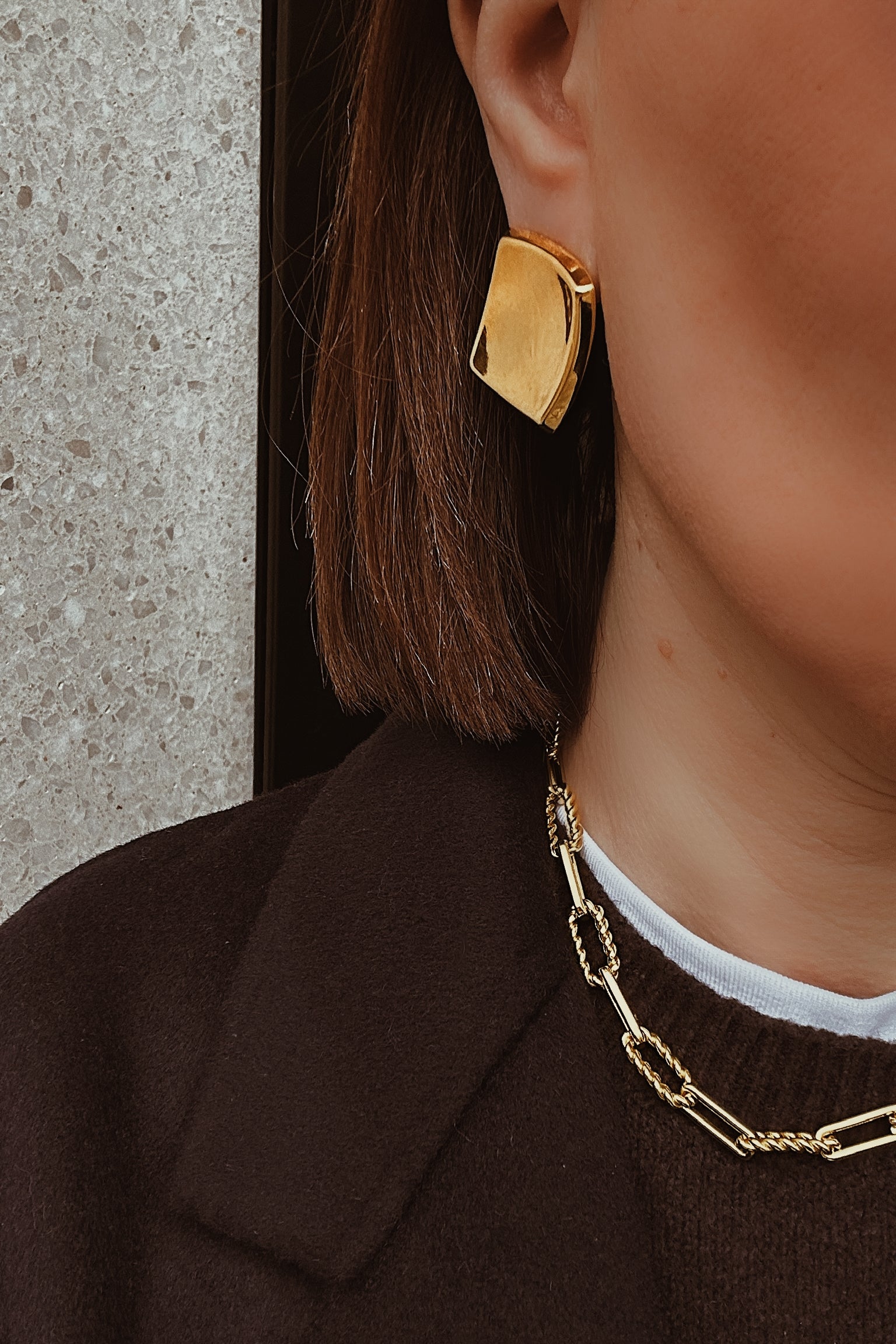 Anaïs Statement Earrings - Boutique Minimaliste has waterproof, durable, elegant and vintage inspired jewelry