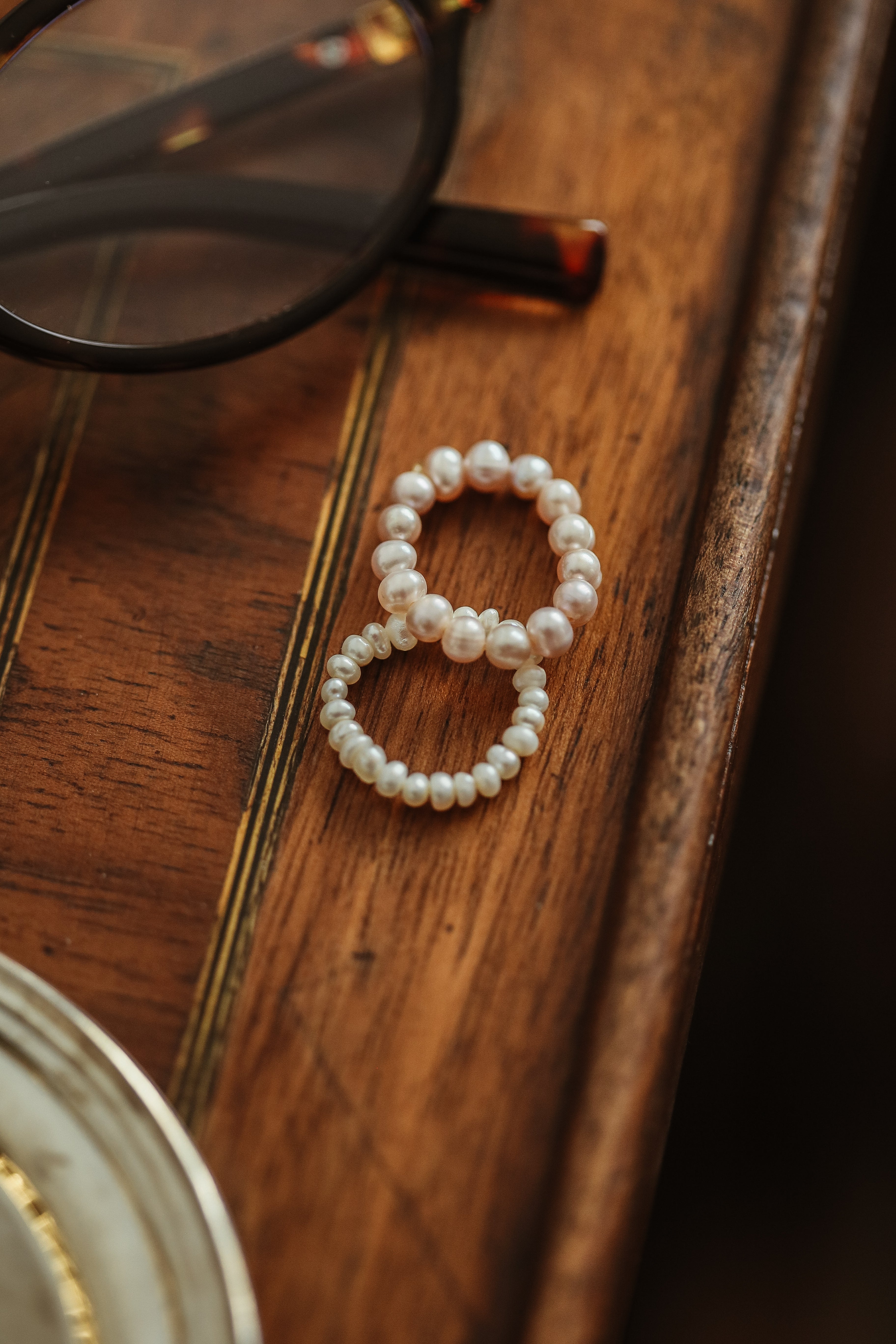Aurelia Pearls Ring - has waterproof, durable, elegant and vintage inspired jewelry