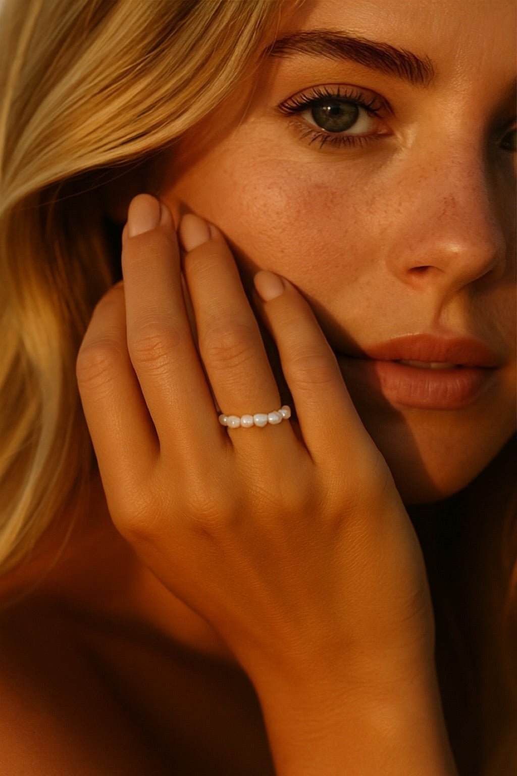 Aurelia Pearls Ring - has waterproof, durable, elegant and vintage inspired jewelry