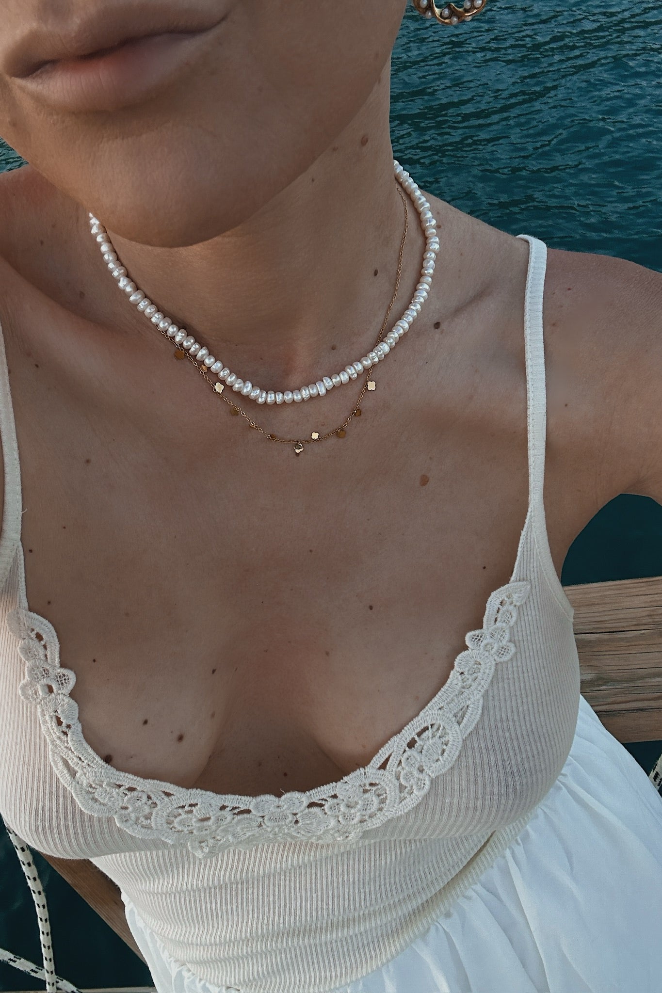 Baroque Pearls Necklace - Boutique Minimaliste has waterproof, durable, elegant and vintage inspired jewelry