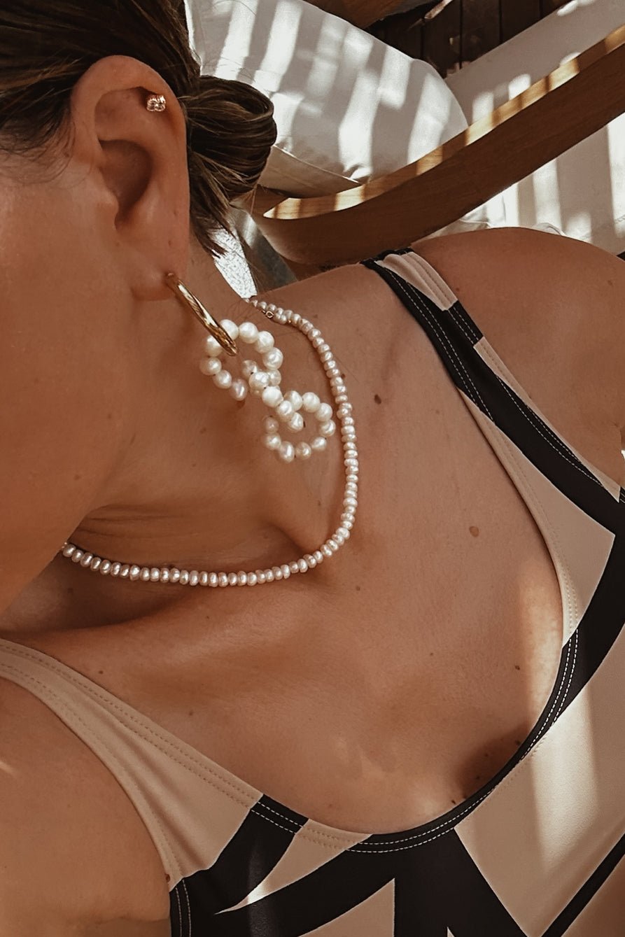 Baroque Pearls Necklace - Boutique Minimaliste has waterproof, durable, elegant and vintage inspired jewelry