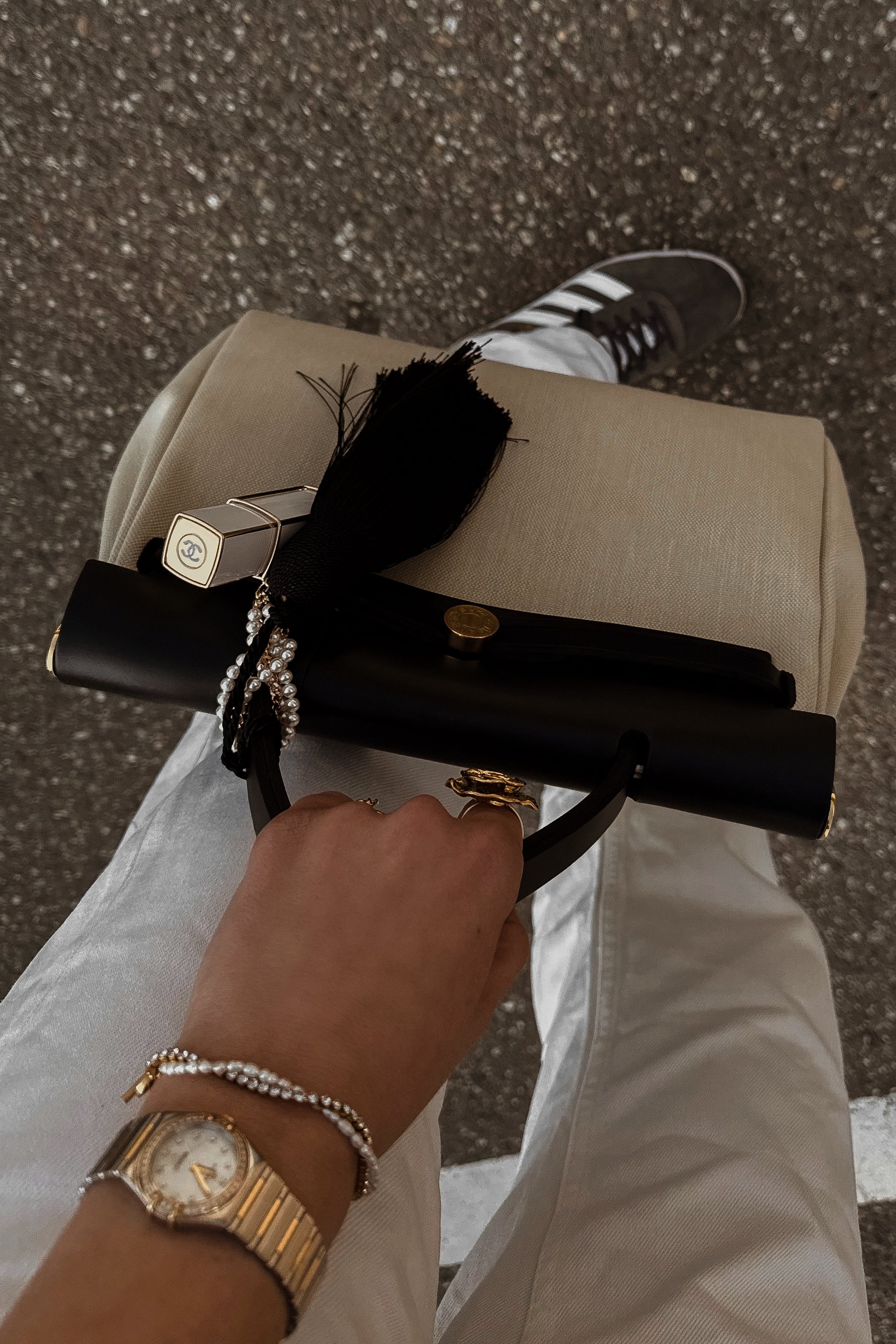 Bon Bon Tassel Bag Charm - Boutique Minimaliste has waterproof, durable, elegant and vintage inspired jewelry