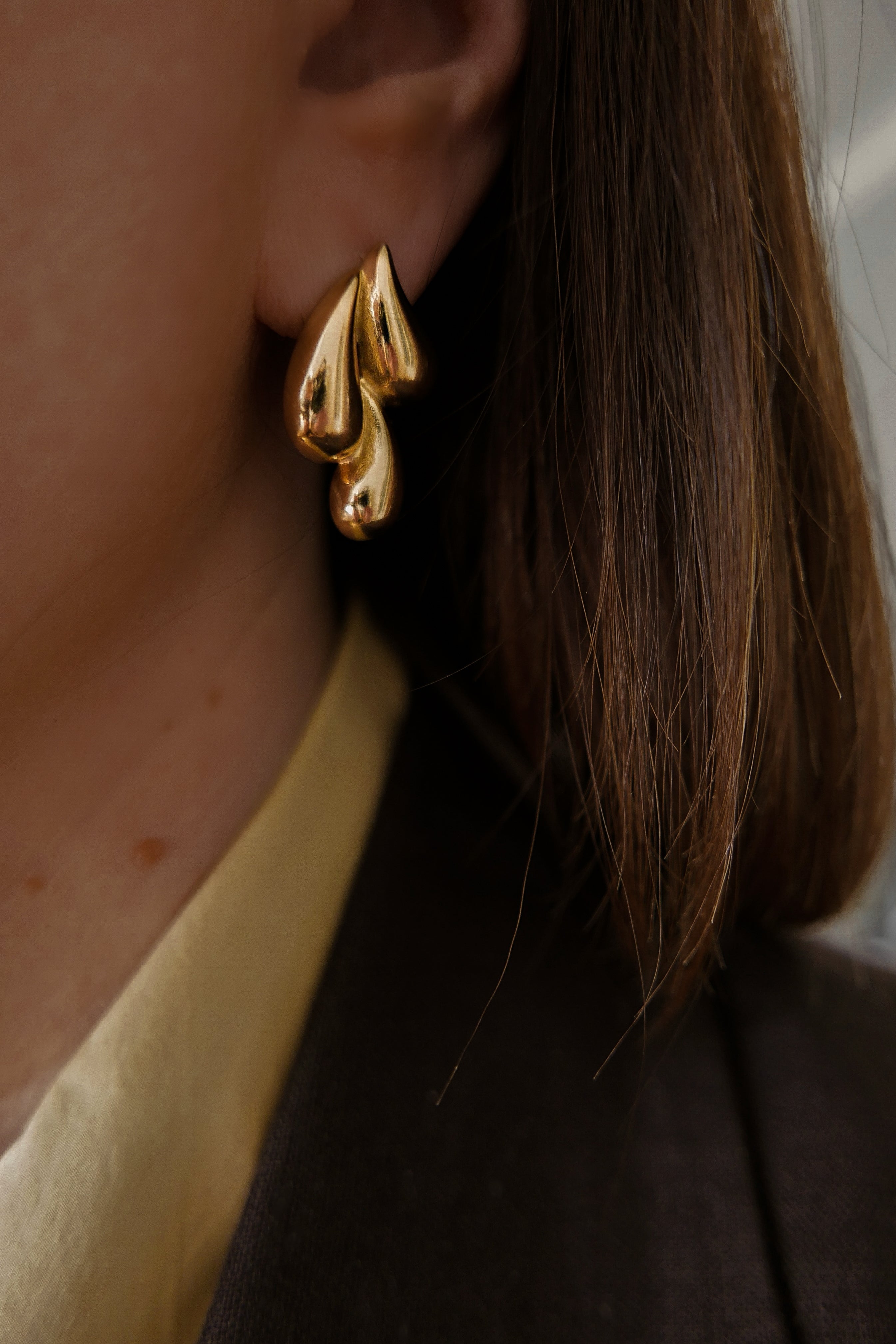Brooklyn Earrings - Boutique Minimaliste has waterproof, durable, elegant and vintage inspired jewelry
