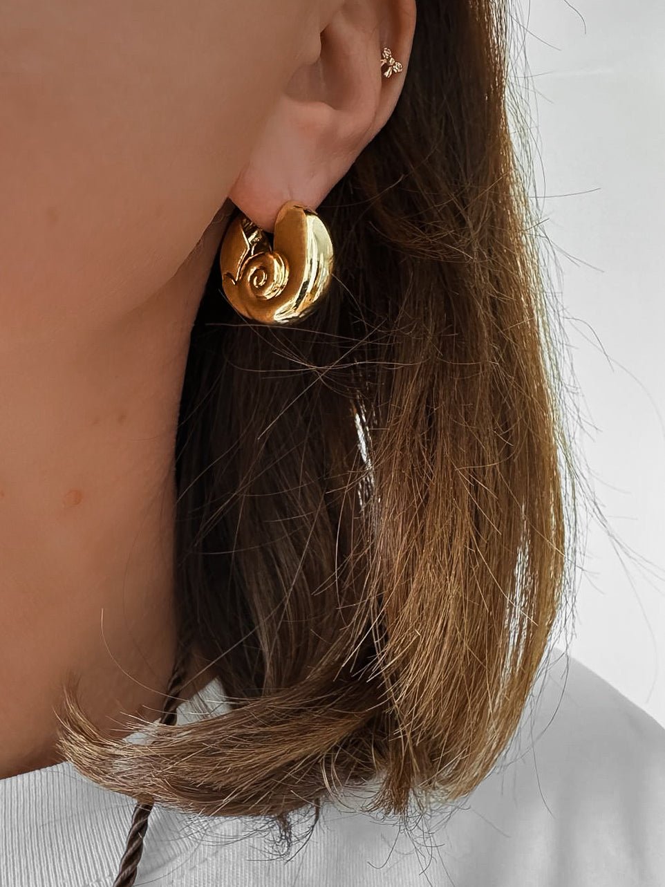 Camila Hoops - has waterproof, durable, elegant and vintage inspired jewelry