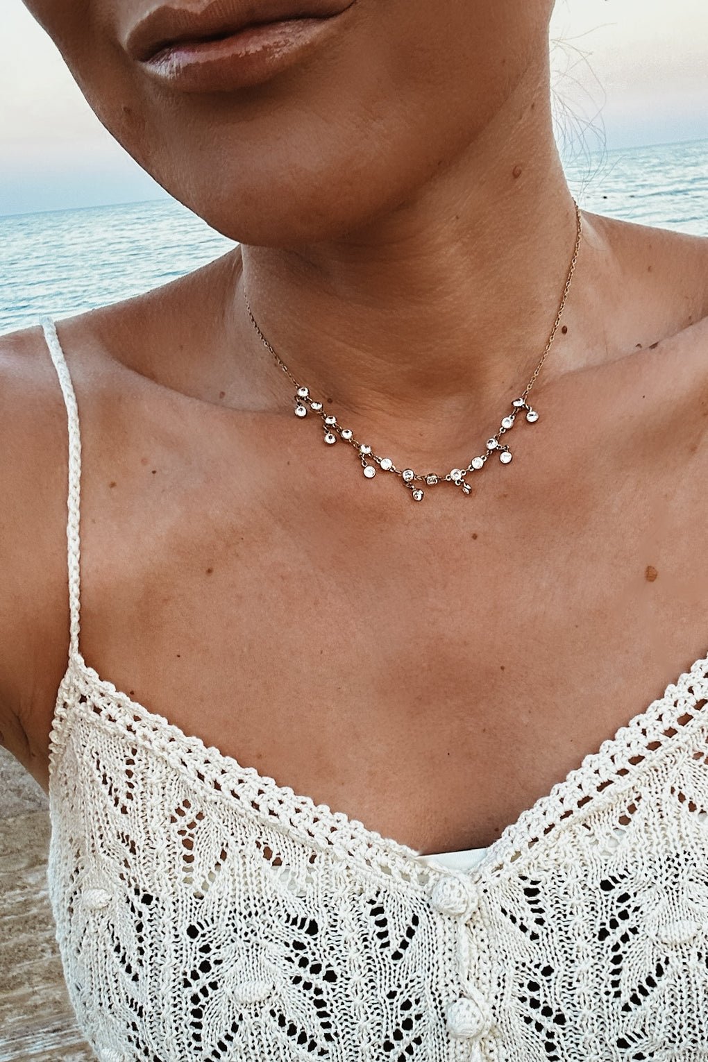 Cascade Necklace - Boutique Minimaliste has waterproof, durable, elegant and vintage inspired jewelry