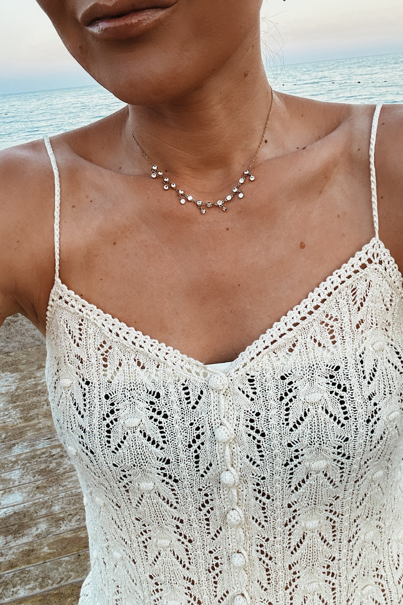 Cascade Necklace - Boutique Minimaliste has waterproof, durable, elegant and vintage inspired jewelry
