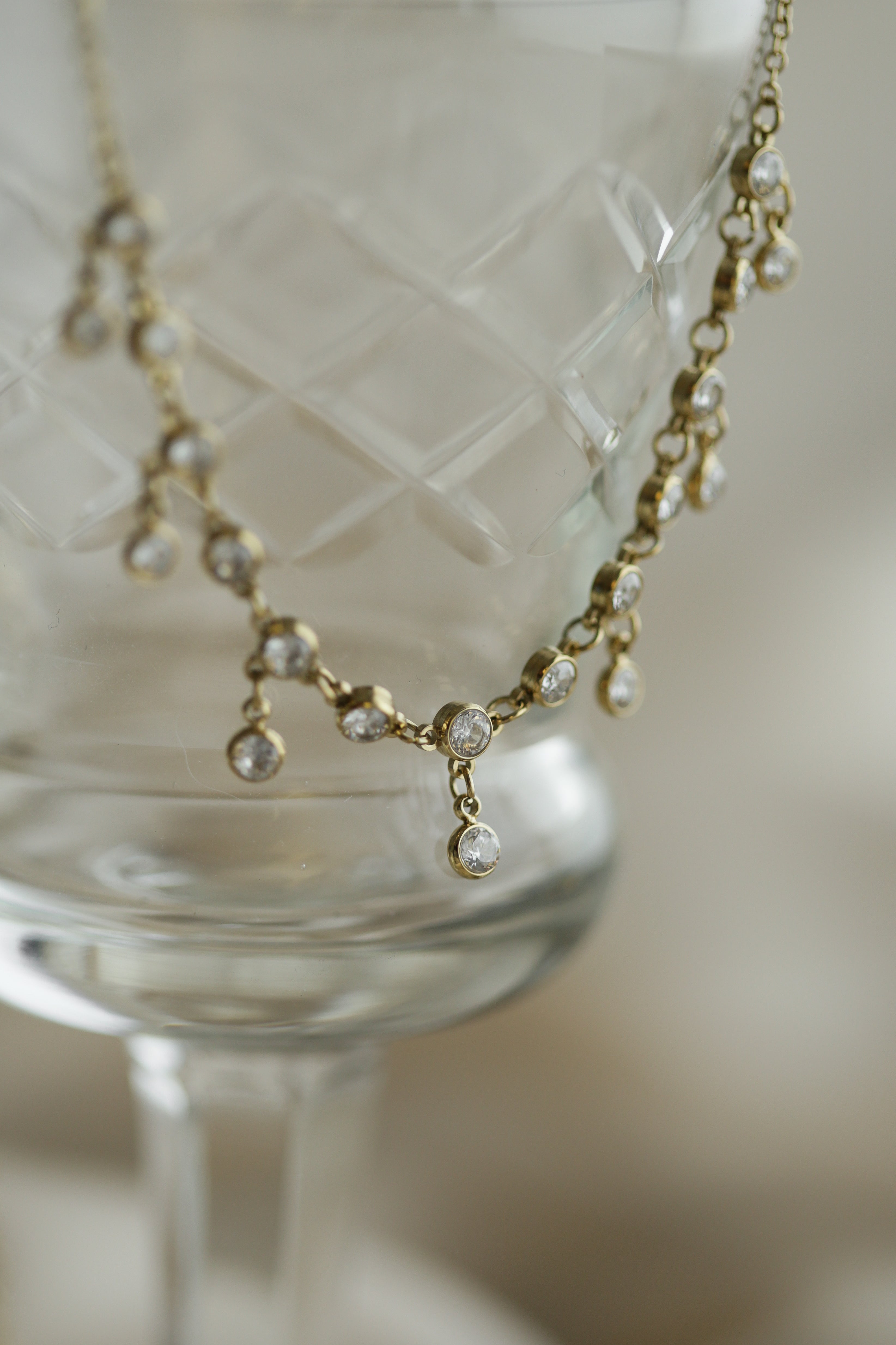 Cascade Necklace - Boutique Minimaliste has waterproof, durable, elegant and vintage inspired jewelry