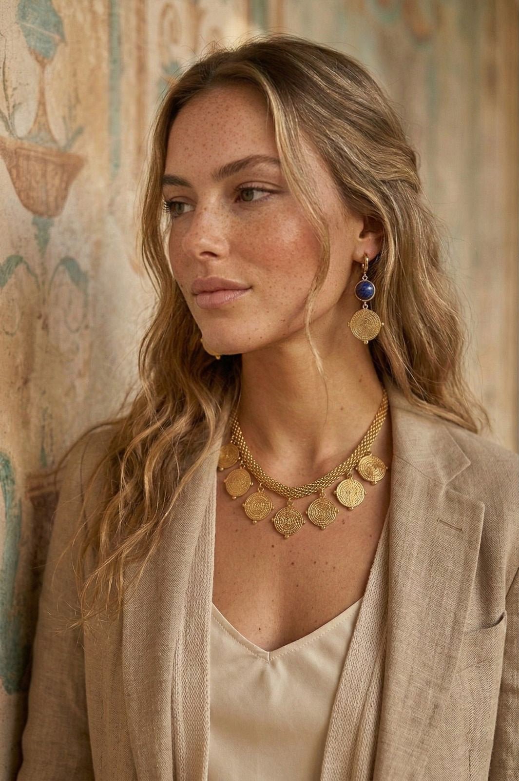 Cassia Necklace - has waterproof, durable, elegant and vintage inspired jewelry