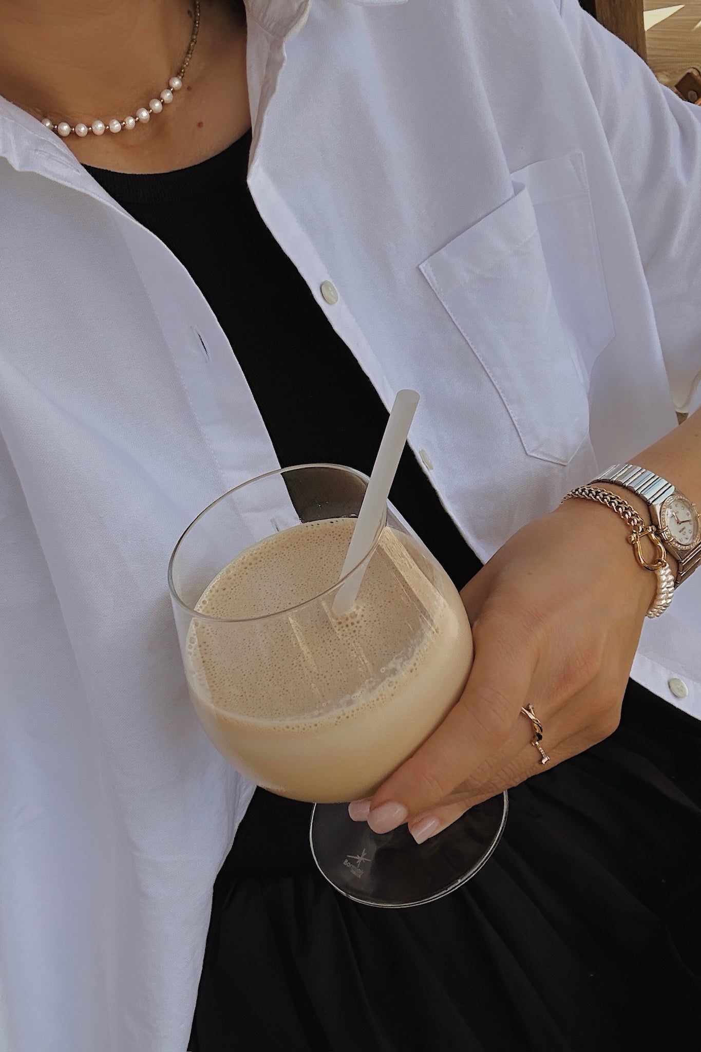 Chain and Pearls Bracelet - Boutique Minimaliste has waterproof, durable, elegant and vintage inspired jewelry