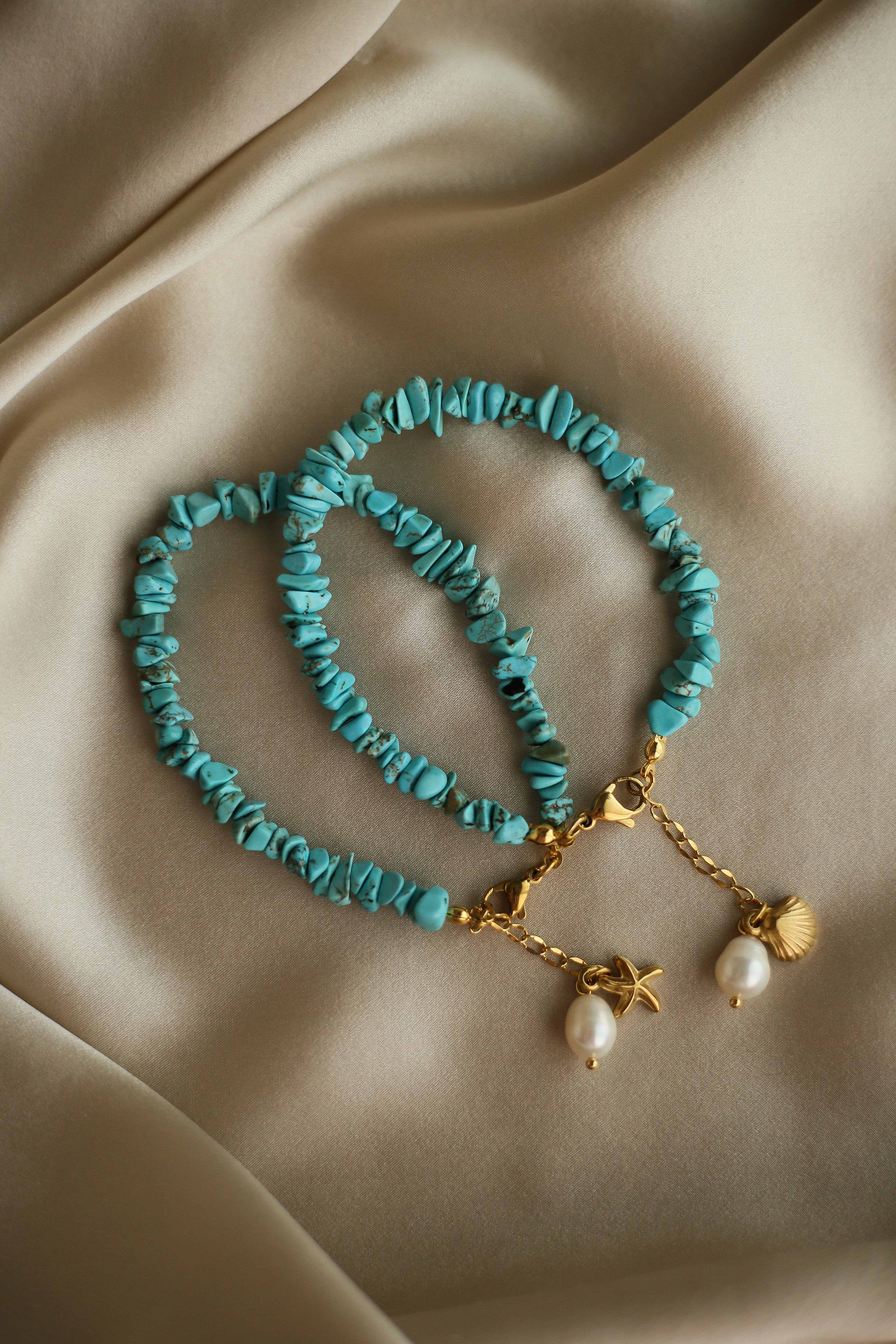 Charlotte Anklet - has waterproof, durable, elegant and vintage inspired jewelry