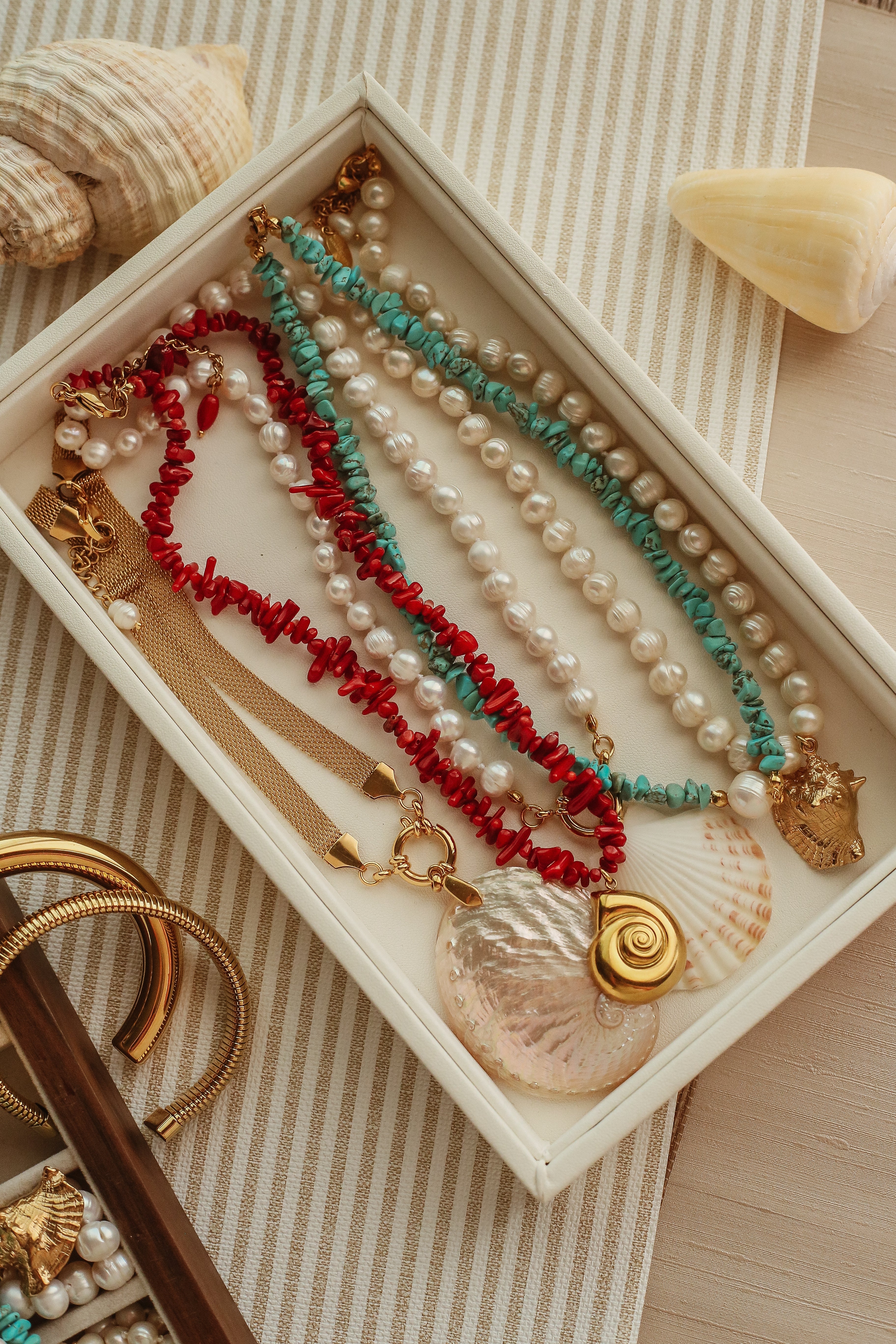 Charlotte Necklace - has waterproof, durable, elegant and vintage inspired jewelry