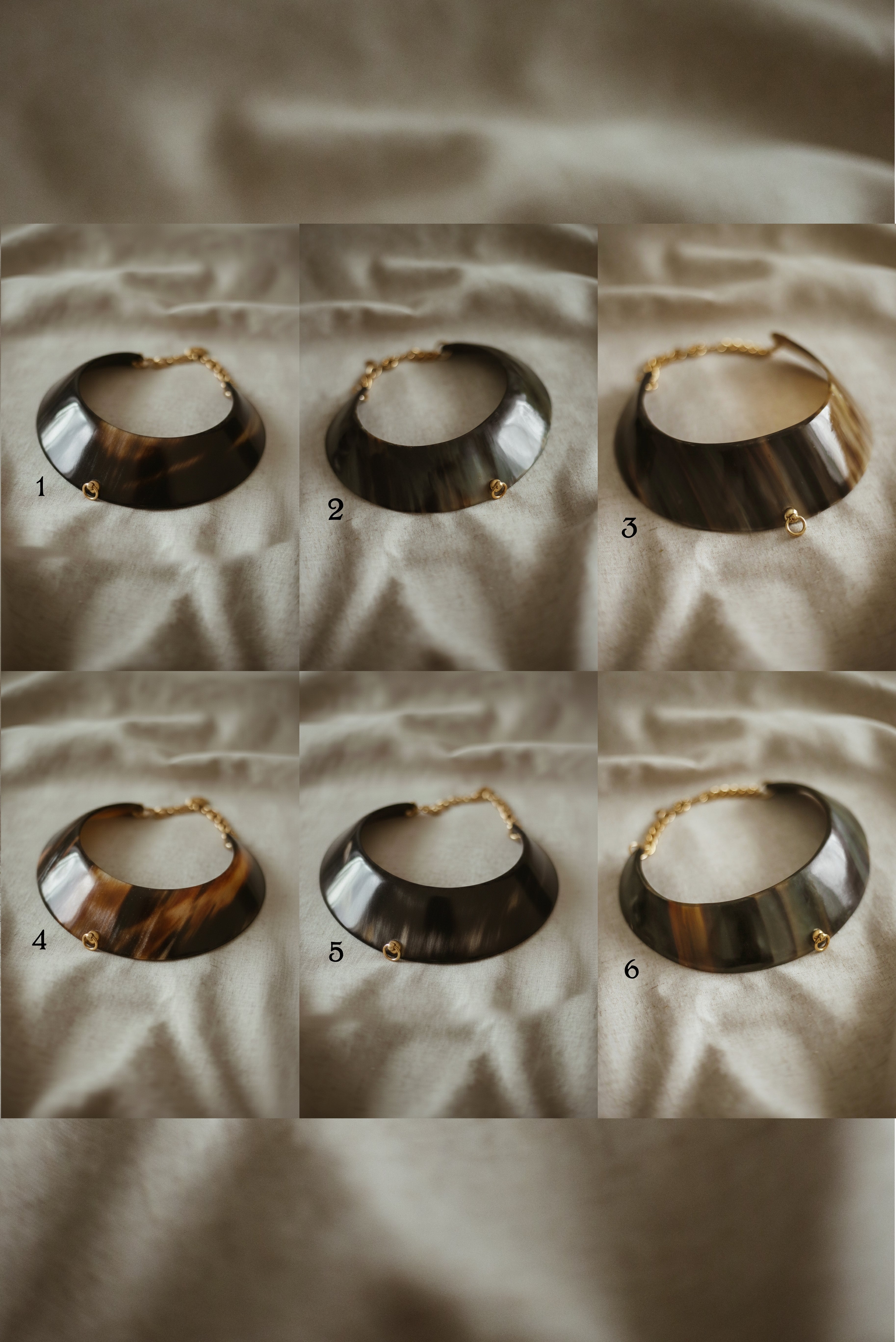 Sabine (Vintage) Horn Choker