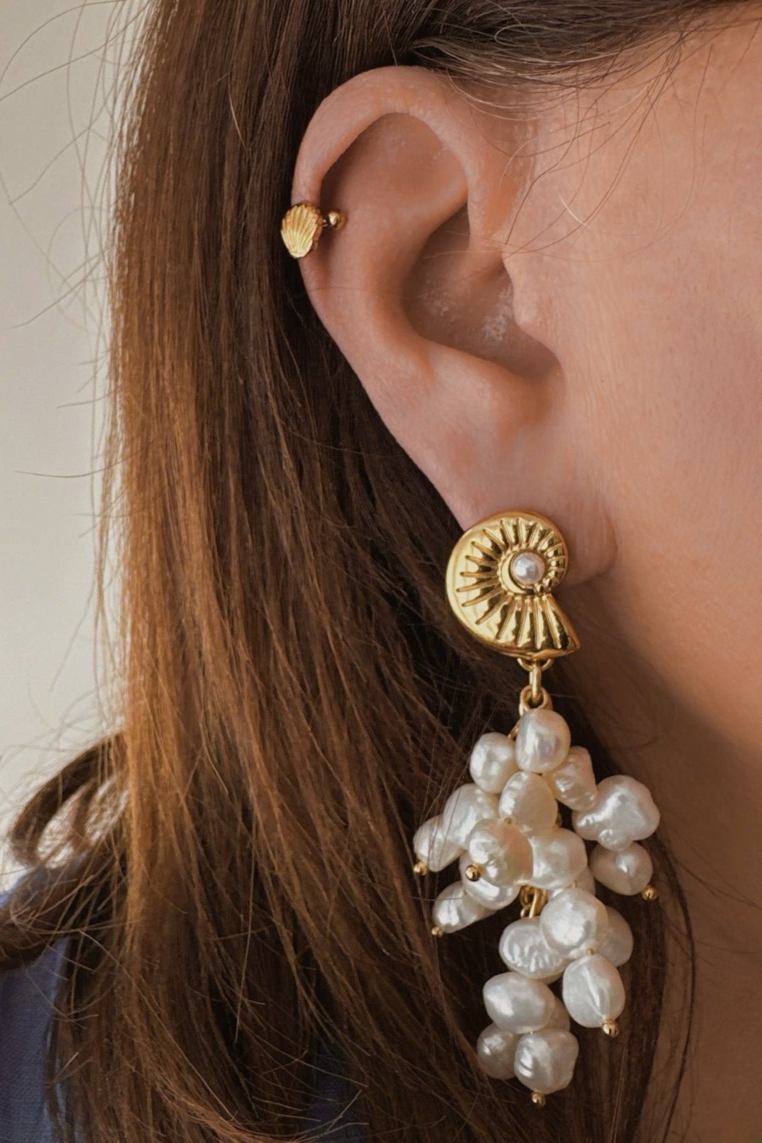 Cora Single Earring - has waterproof, durable, elegant and vintage inspired jewelry