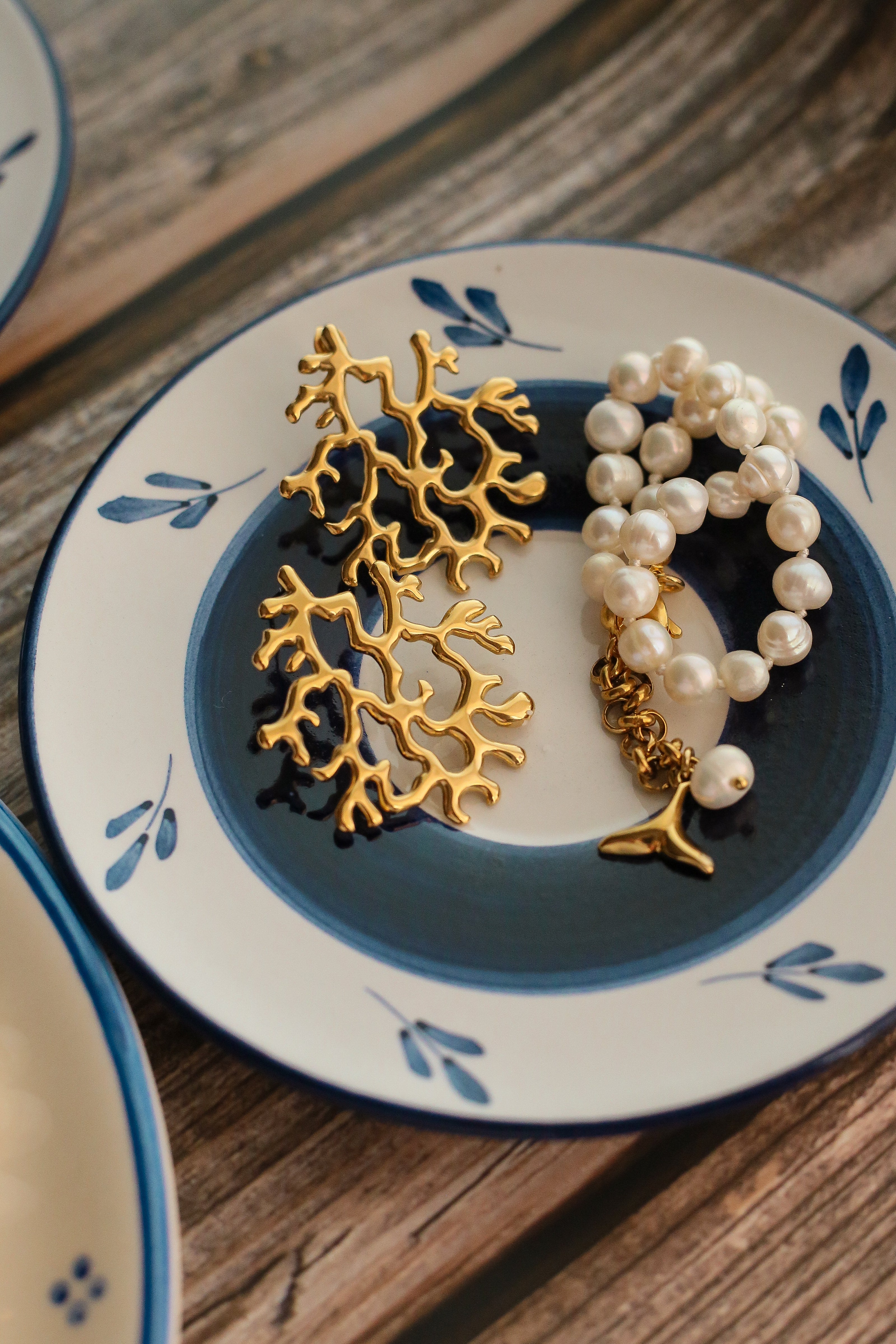 Coralie Earrings - has waterproof, durable, elegant and vintage inspired jewelry