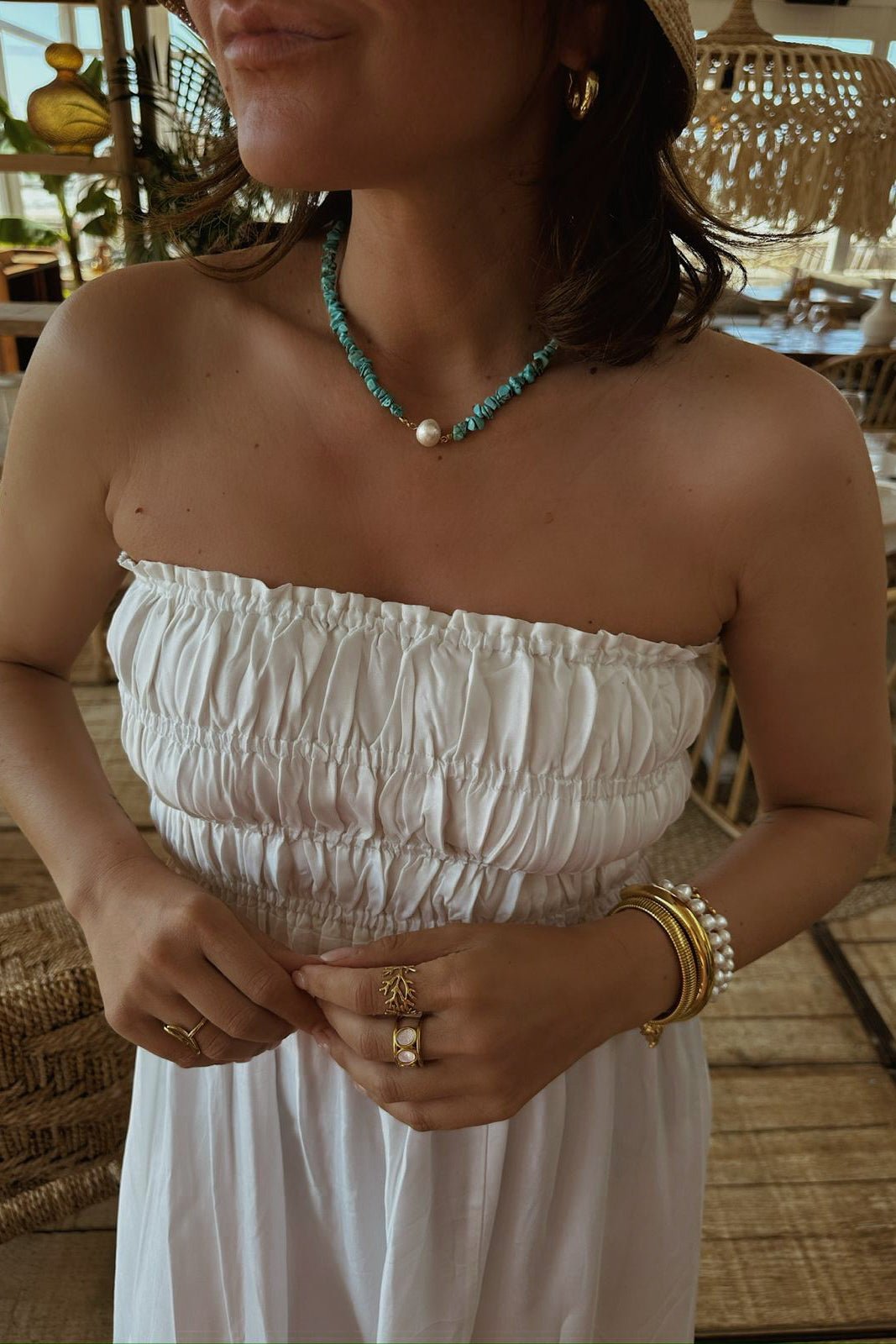 Coralie Ring - has waterproof, durable, elegant and vintage inspired jewelry