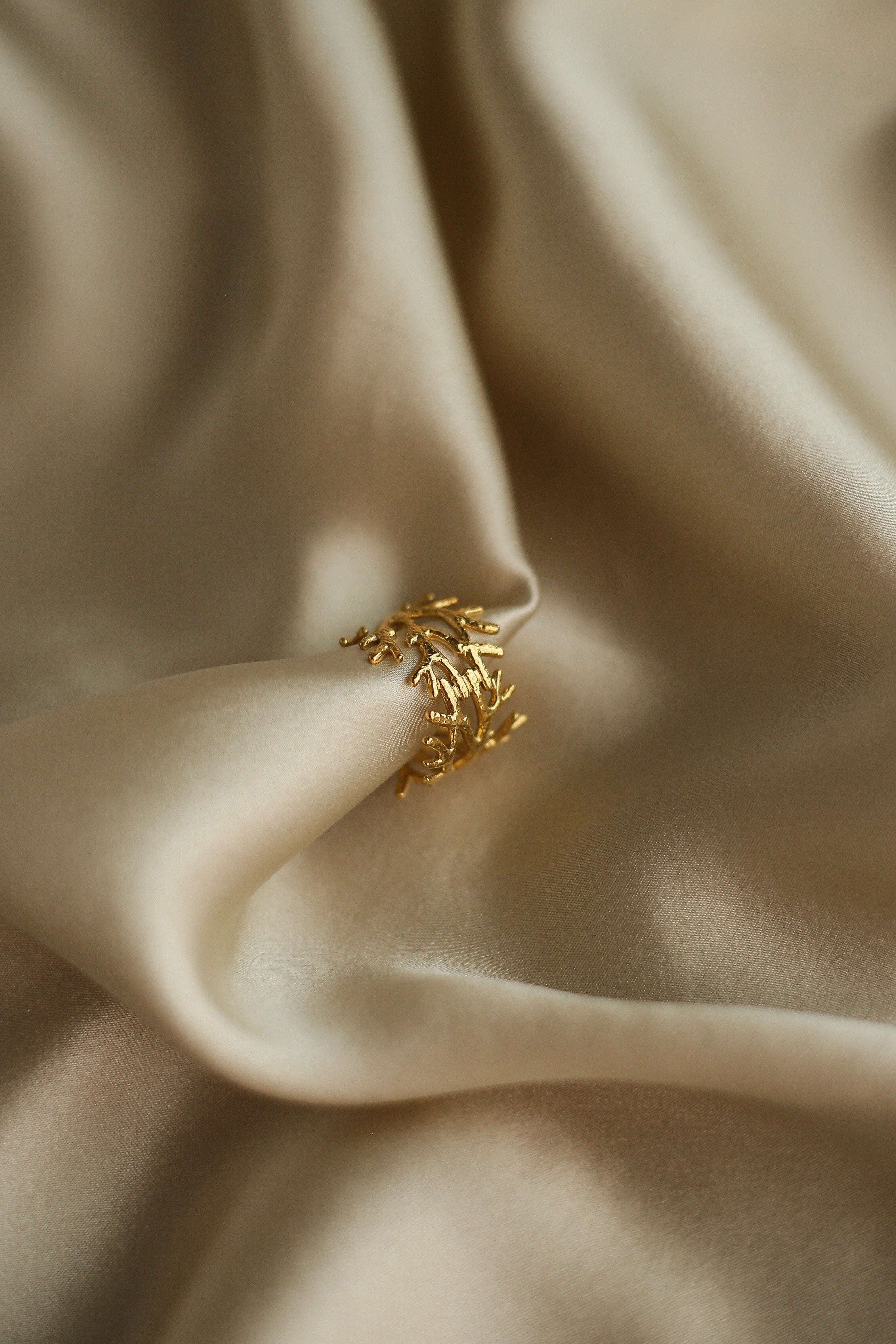 Coralie Ring - has waterproof, durable, elegant and vintage inspired jewelry