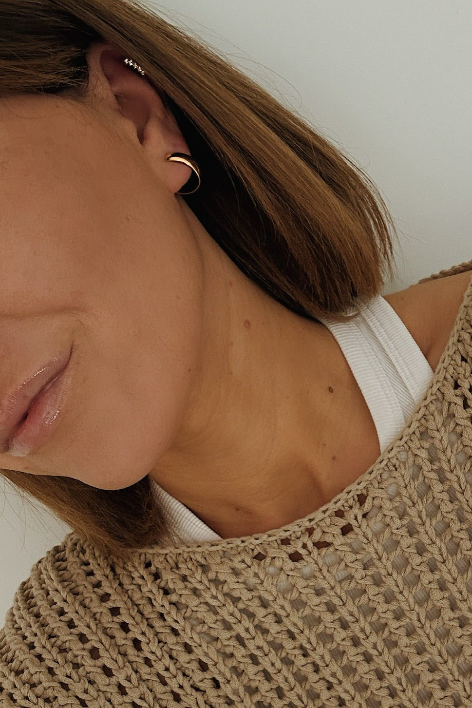 Cubic Zirconia Piercing - Boutique Minimaliste has waterproof, durable, elegant and vintage inspired jewelry