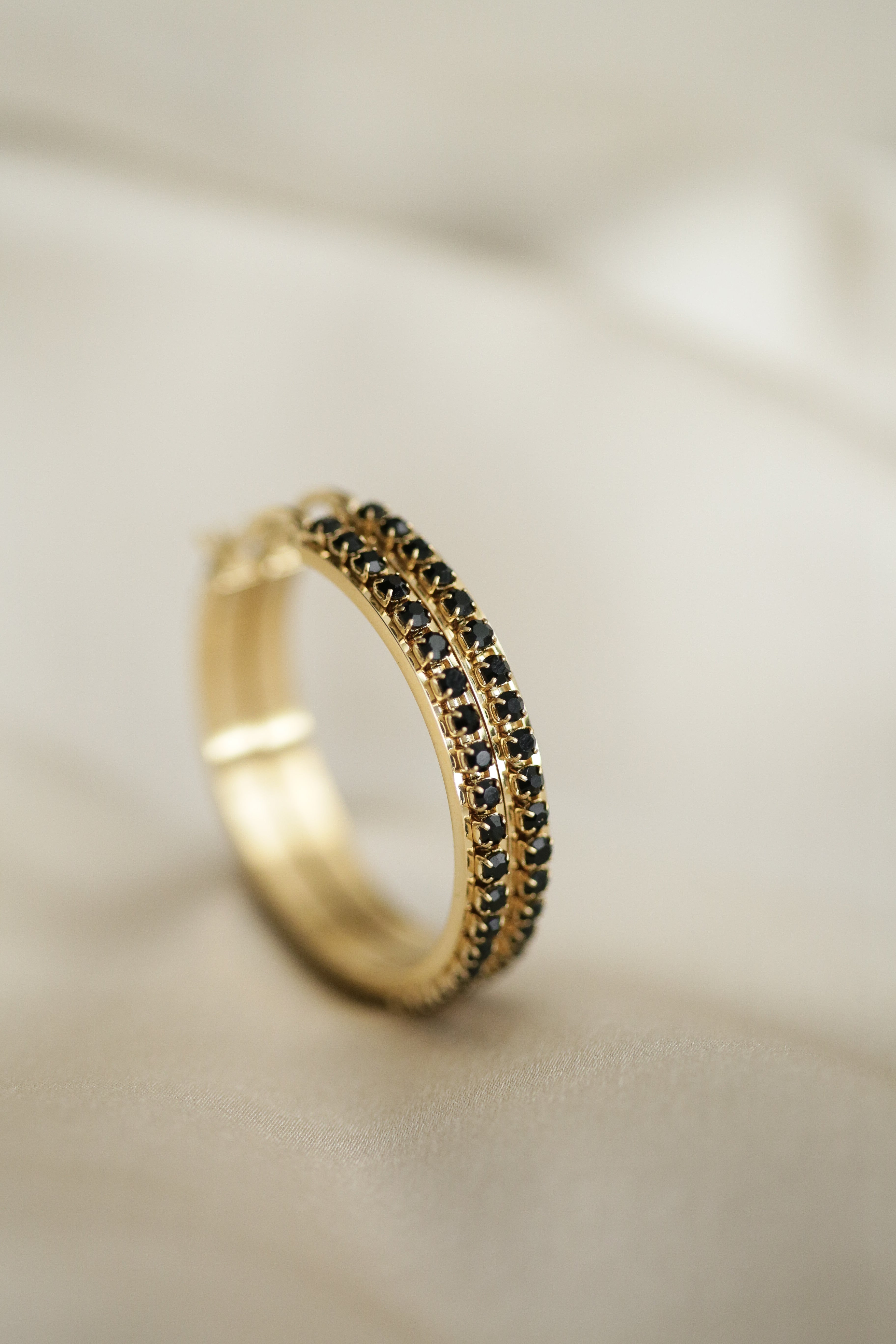 Cubic Zirconias Hoops - Boutique Minimaliste has waterproof, durable, elegant and vintage inspired jewelry
