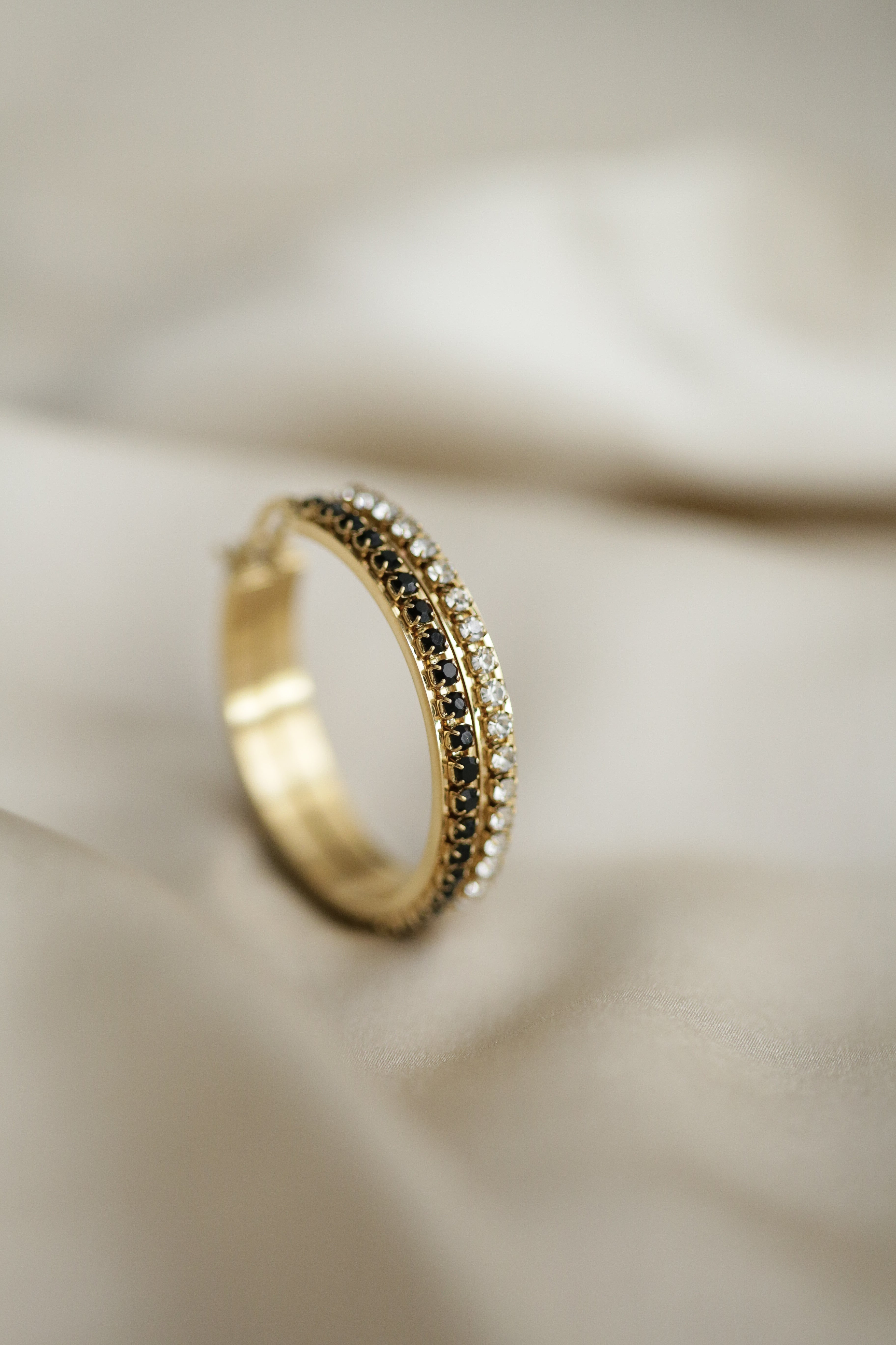Cubic Zirconias Hoops - Boutique Minimaliste has waterproof, durable, elegant and vintage inspired jewelry