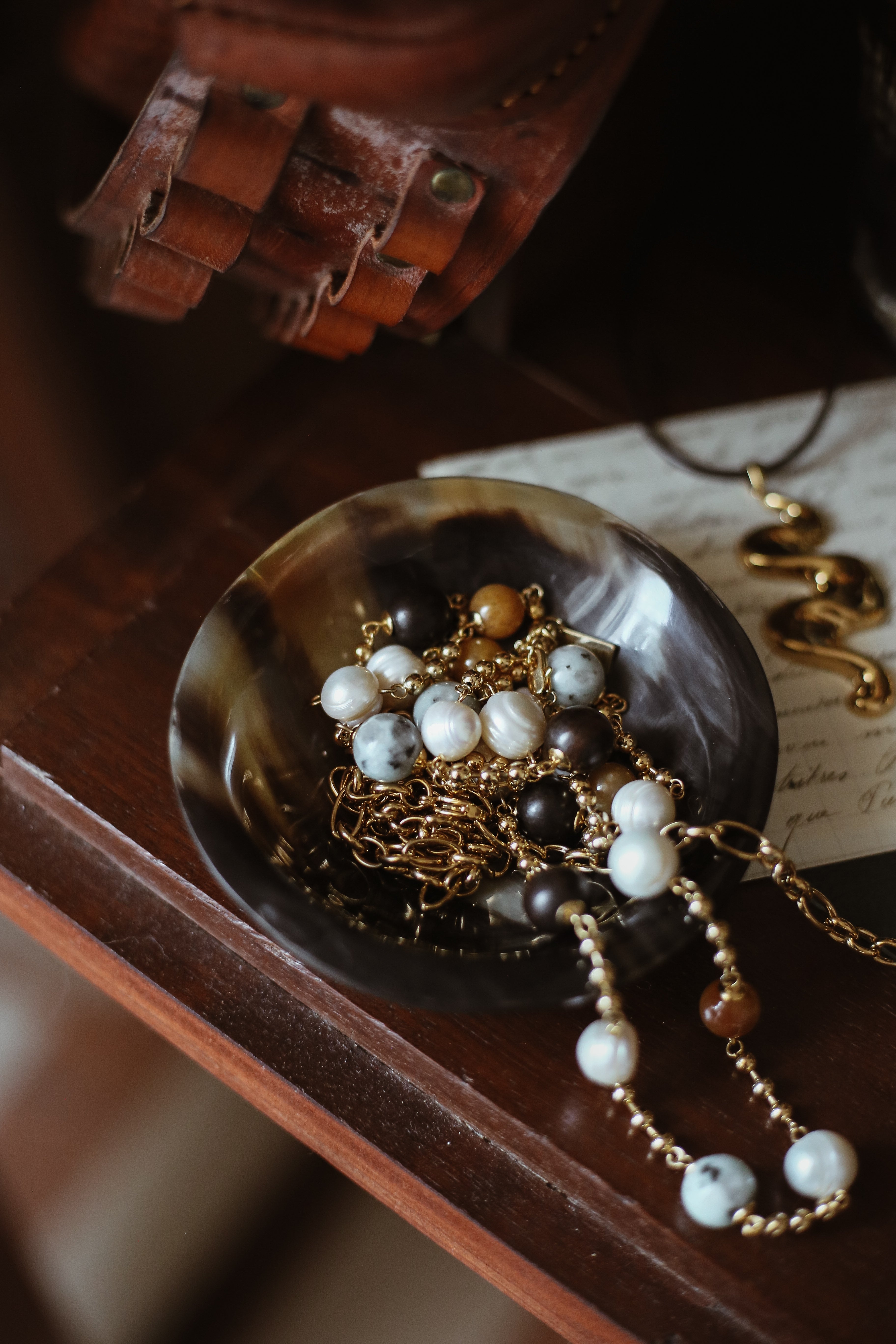 Denys Keepsake Dish - has waterproof, durable, elegant and vintage inspired jewelry