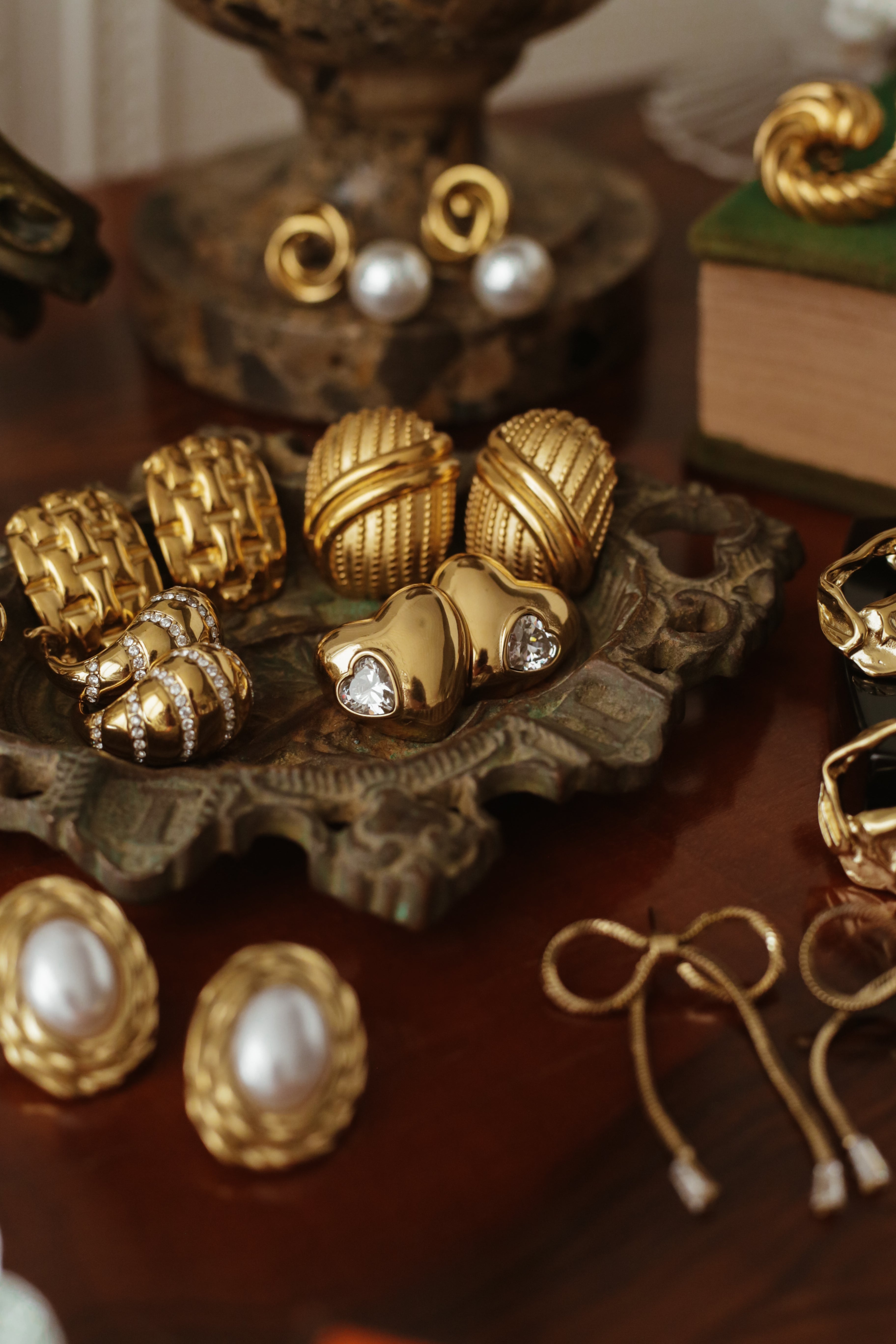 Drop Statement Earrings - has waterproof, durable, elegant and vintage inspired jewelry