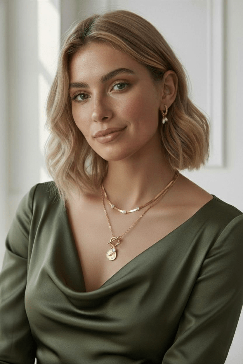 Eleanor Necklace - has waterproof, durable, elegant and vintage inspired jewelry