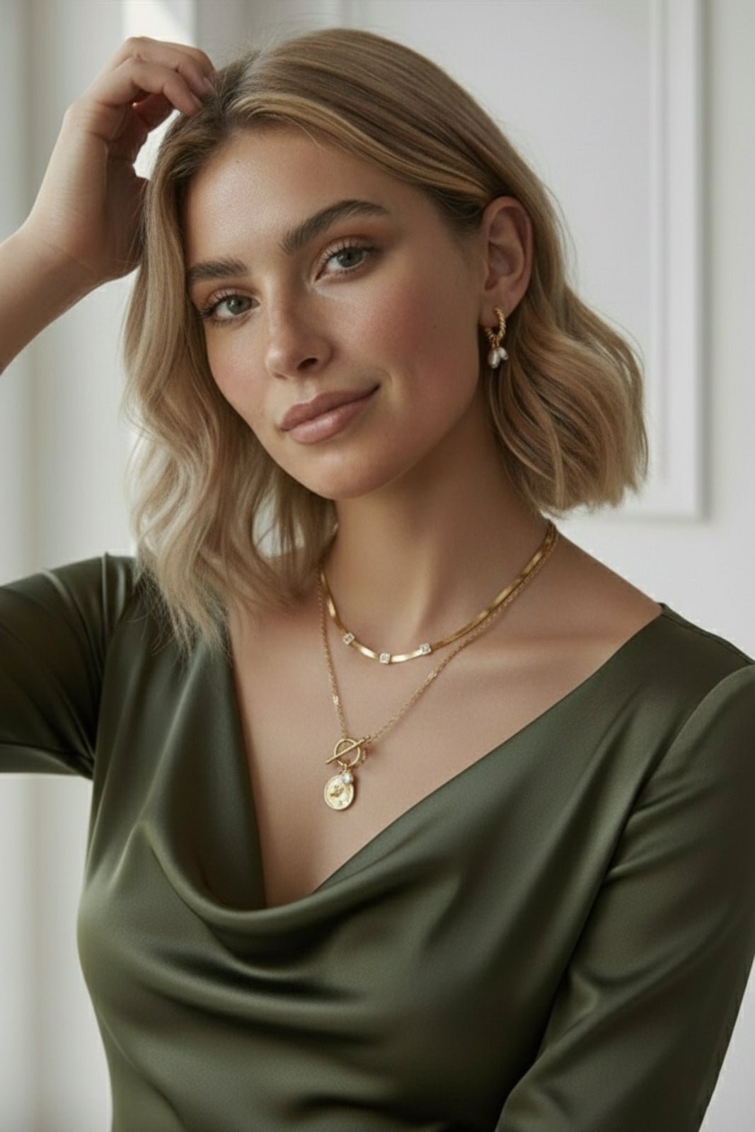 Eleanor Necklace - has waterproof, durable, elegant and vintage inspired jewelry