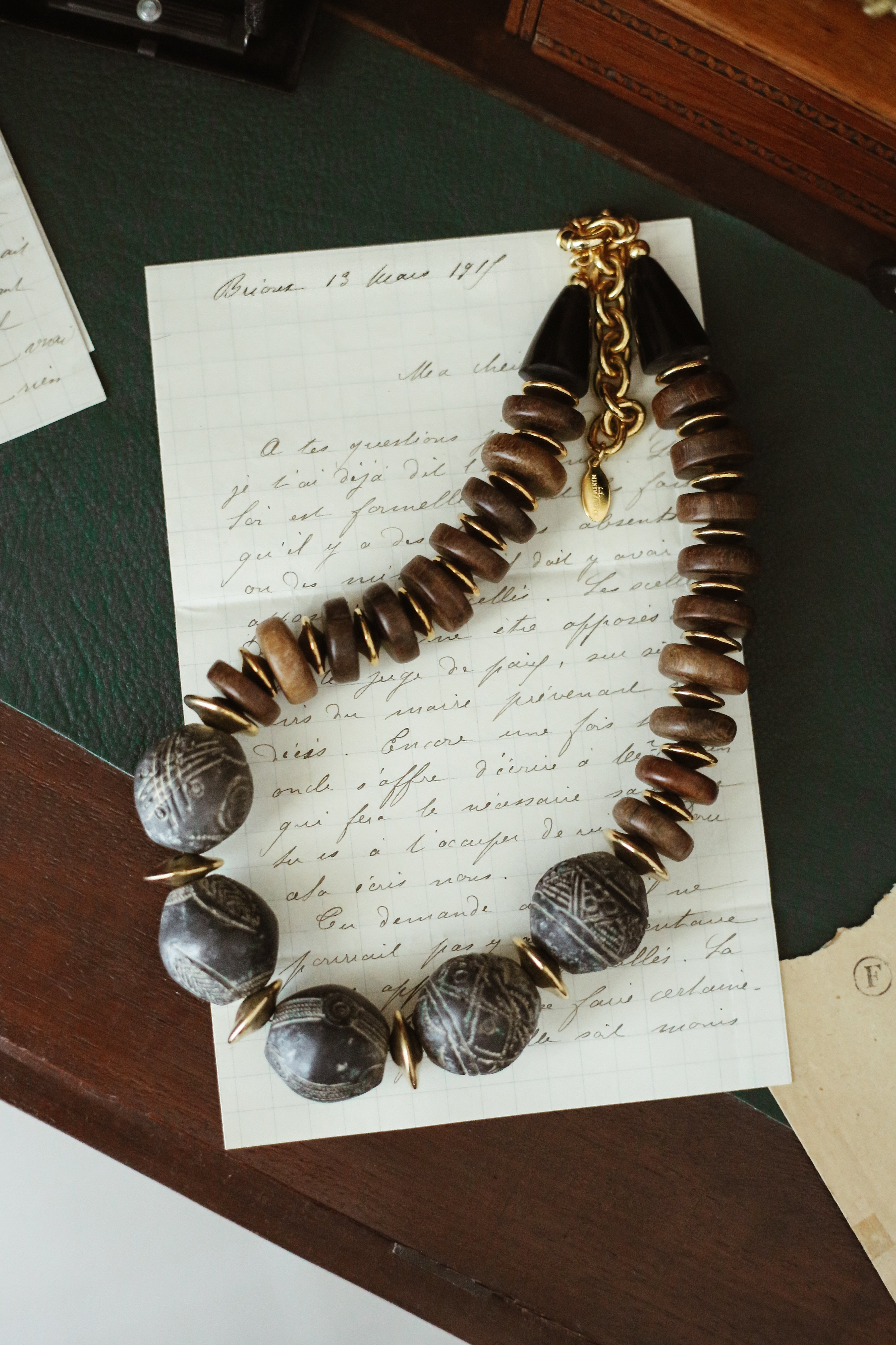 Elowen (Vintage) Necklace - has waterproof, durable, elegant and vintage inspired jewelry