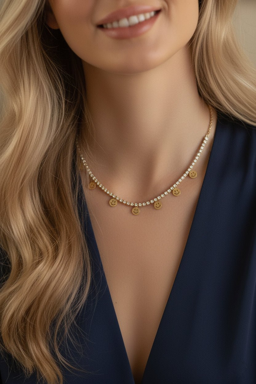 Félicie Necklace - has waterproof, durable, elegant and vintage inspired jewelry