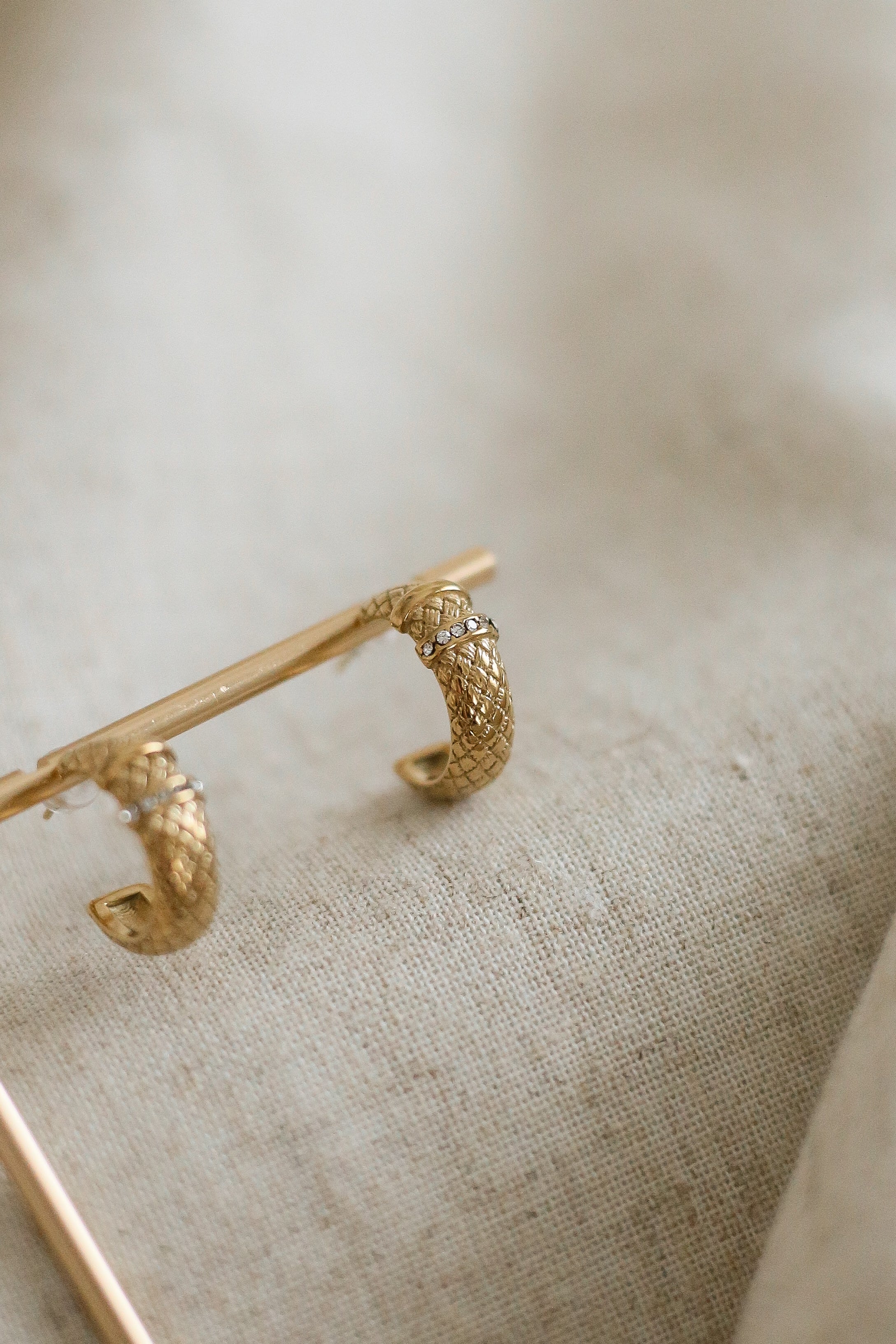 Honoria Huggies - has waterproof, durable, elegant and vintage inspired jewelry