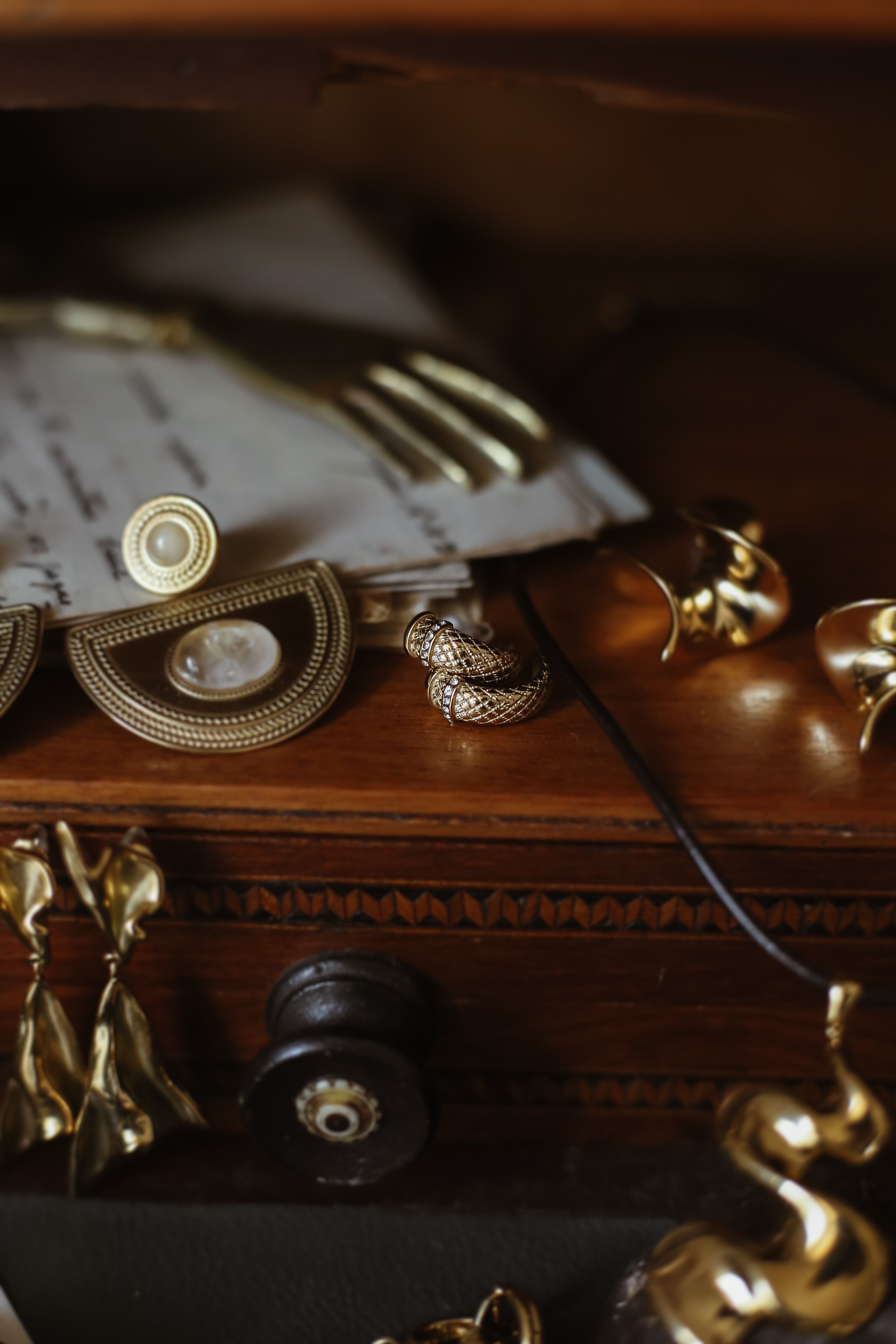 Honoria Huggies - has waterproof, durable, elegant and vintage inspired jewelry