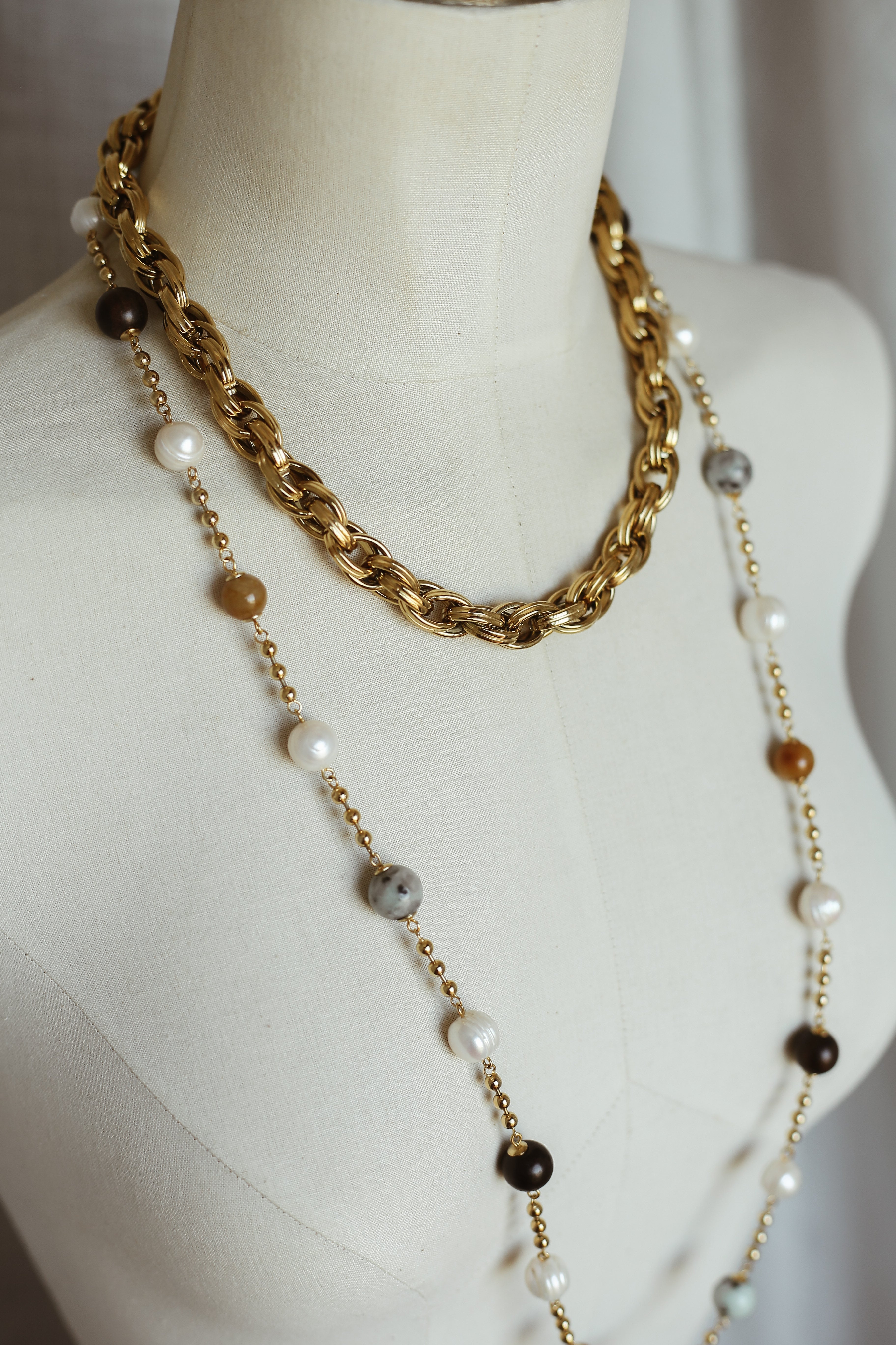 Isadora Necklace - has waterproof, durable, elegant and vintage inspired jewelry