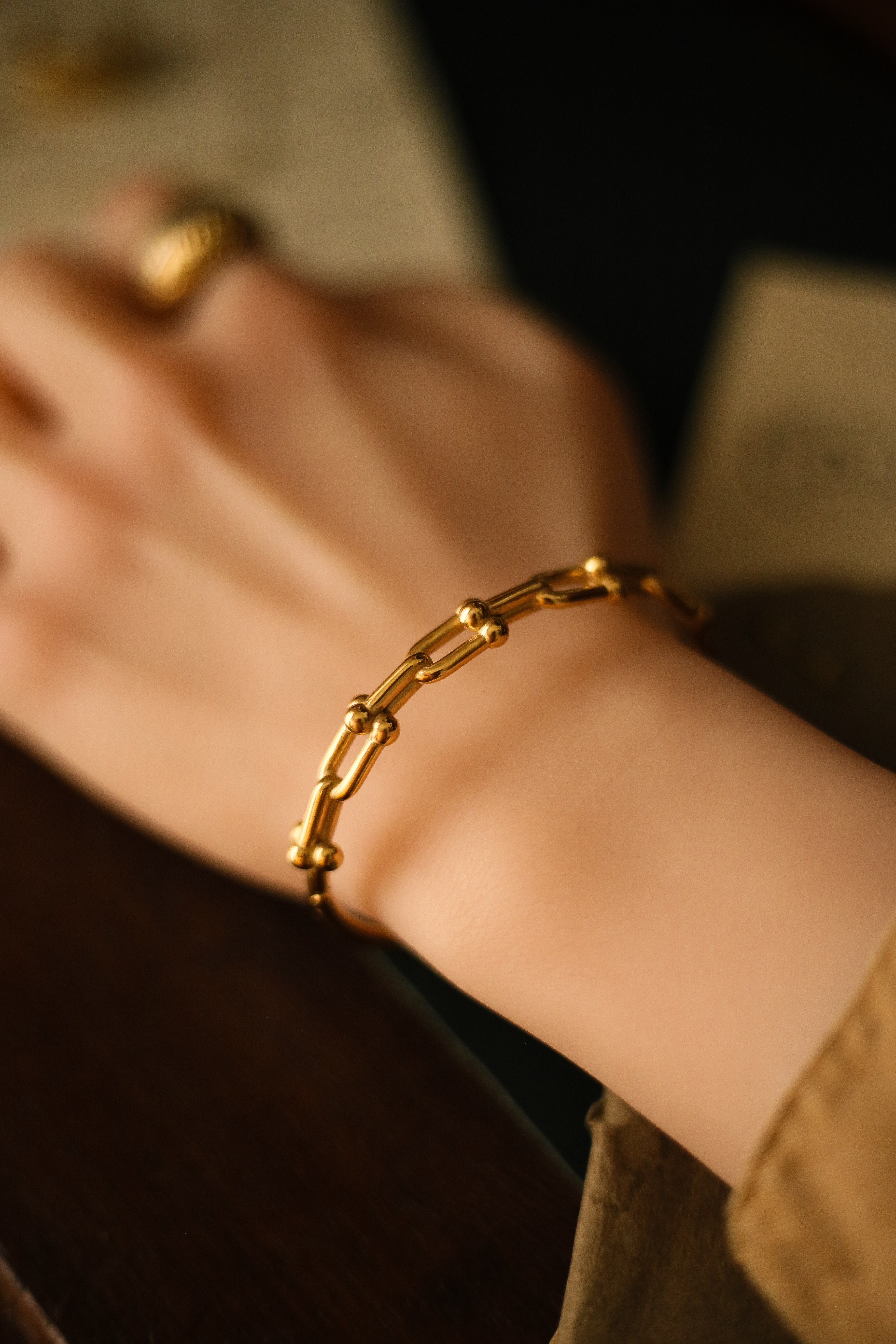 Juliette Cuff - has waterproof, durable, elegant and vintage inspired jewelry