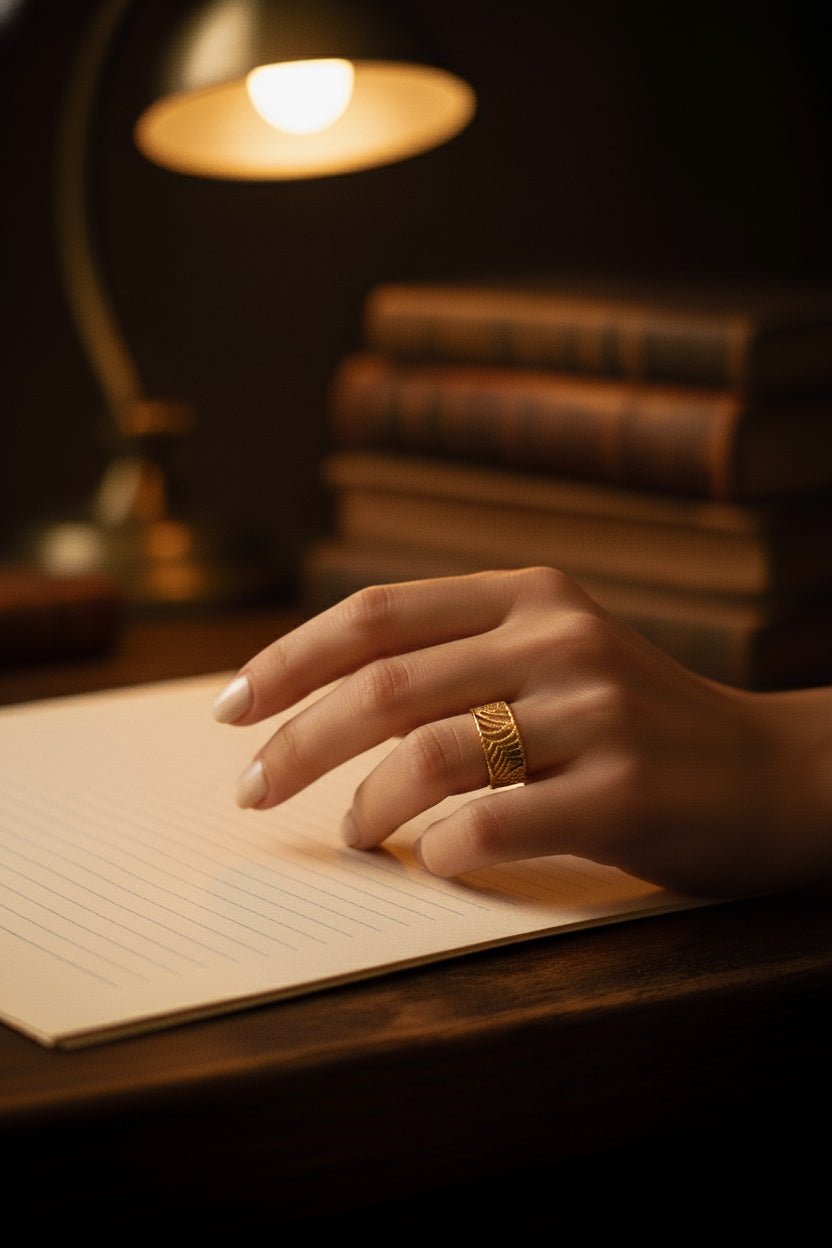 Leontine Ring - has waterproof, durable, elegant and vintage inspired jewelry