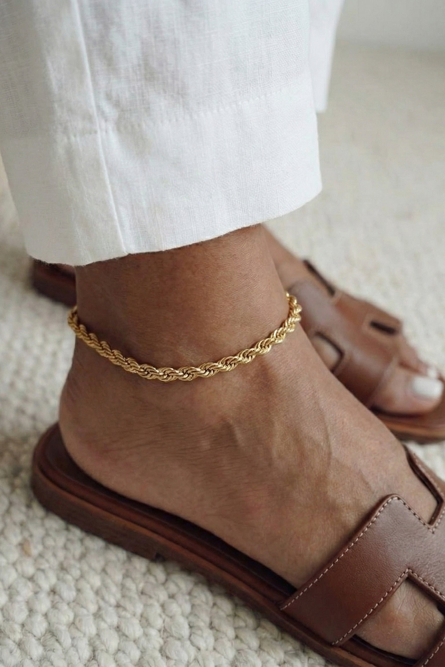Lola Anklet - has waterproof, durable, elegant and vintage inspired jewelry