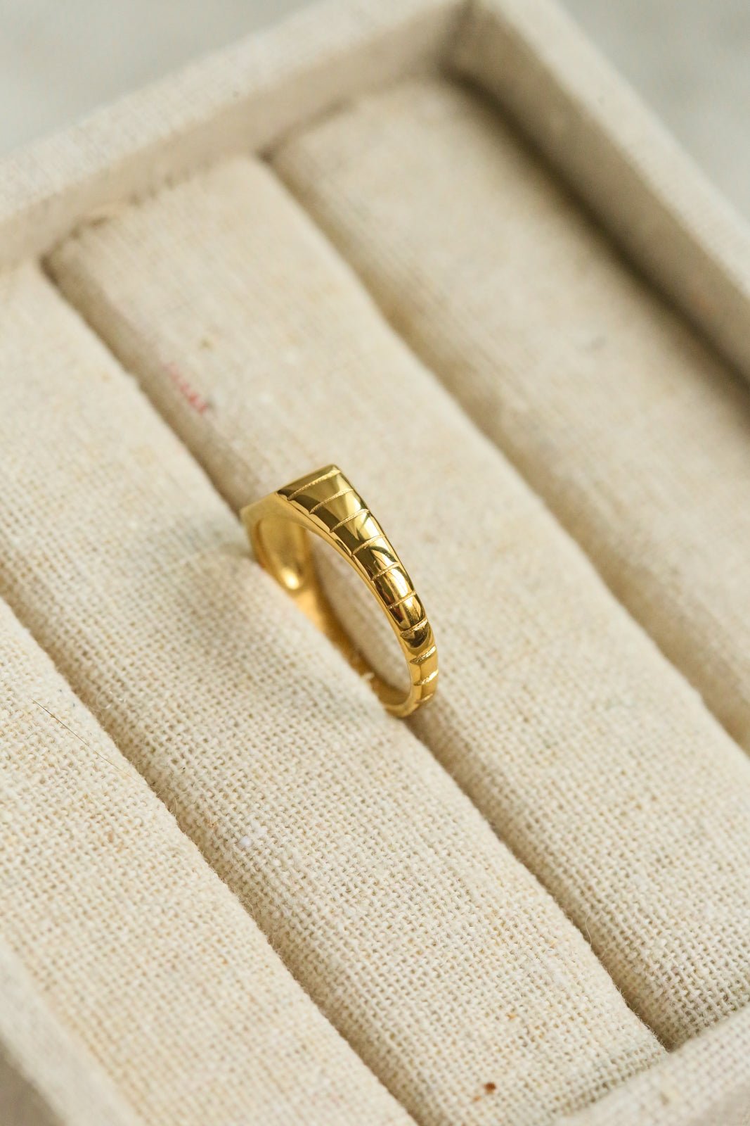 Manon Signet Ring - has waterproof, durable, elegant and vintage inspired jewelry