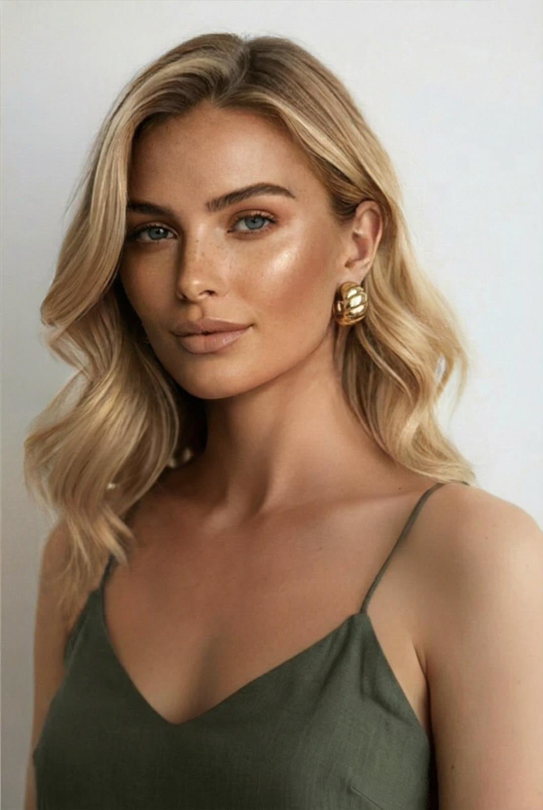 Marcelline Hoops - has waterproof, durable, elegant and vintage inspired jewelry