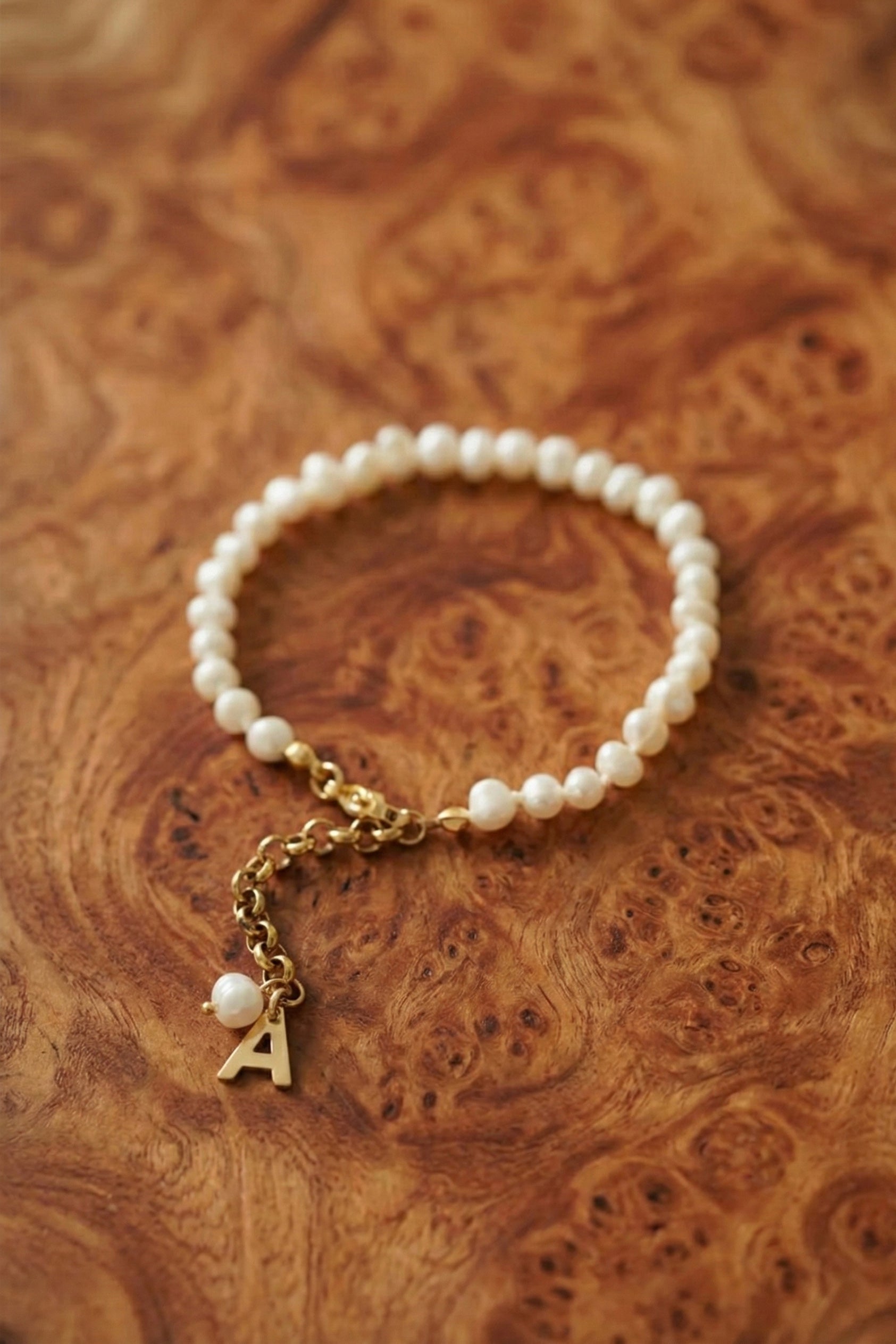 Margot Initial Anklet - has waterproof, durable, elegant and vintage inspired jewelry